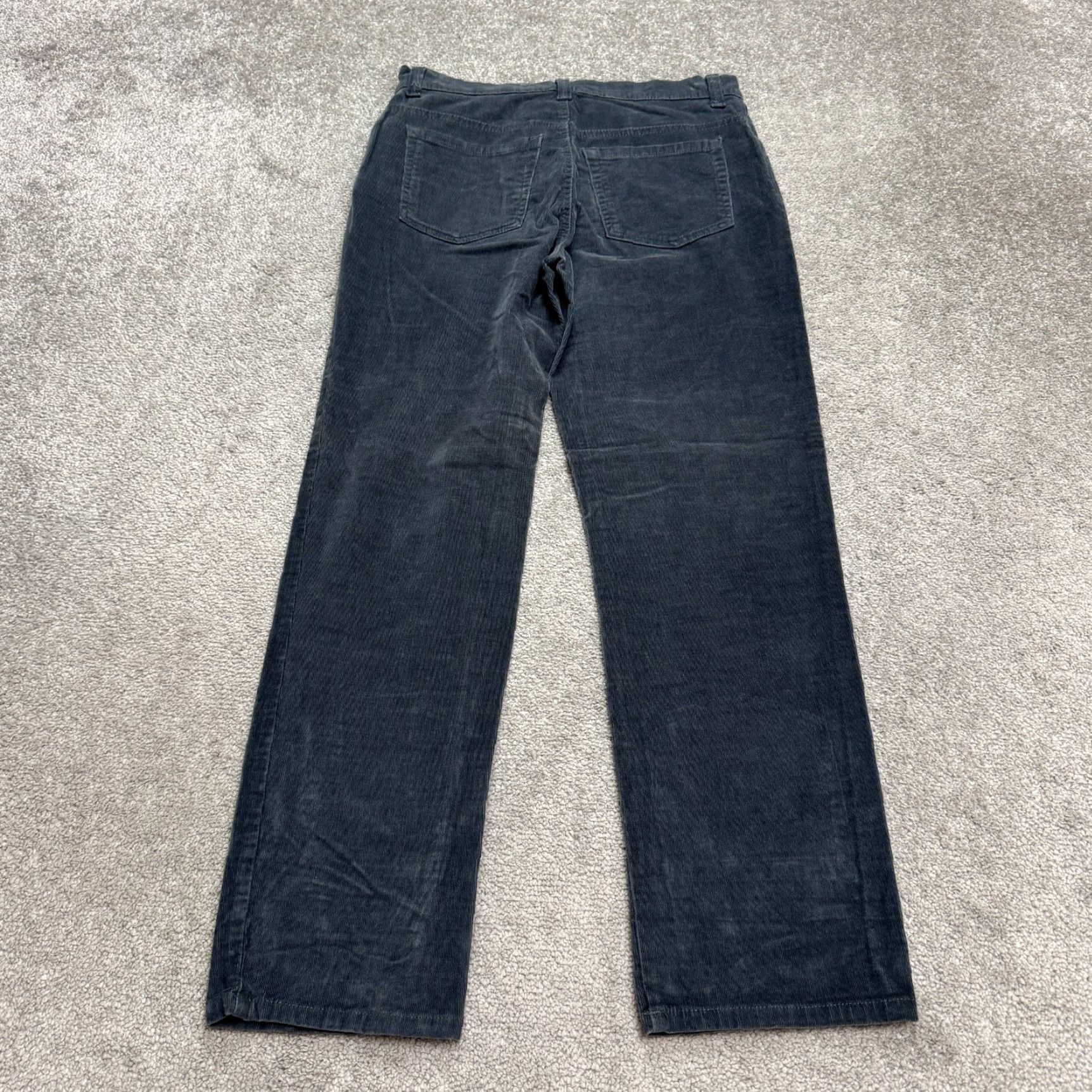 Gloria Vanderbilt Gloria Vanderbilt Amanda Corduroy Straight Leg Pants Womens 6 Short Nay Blue Size 28" / US 6 / IT 42 - 2 Thumbnail