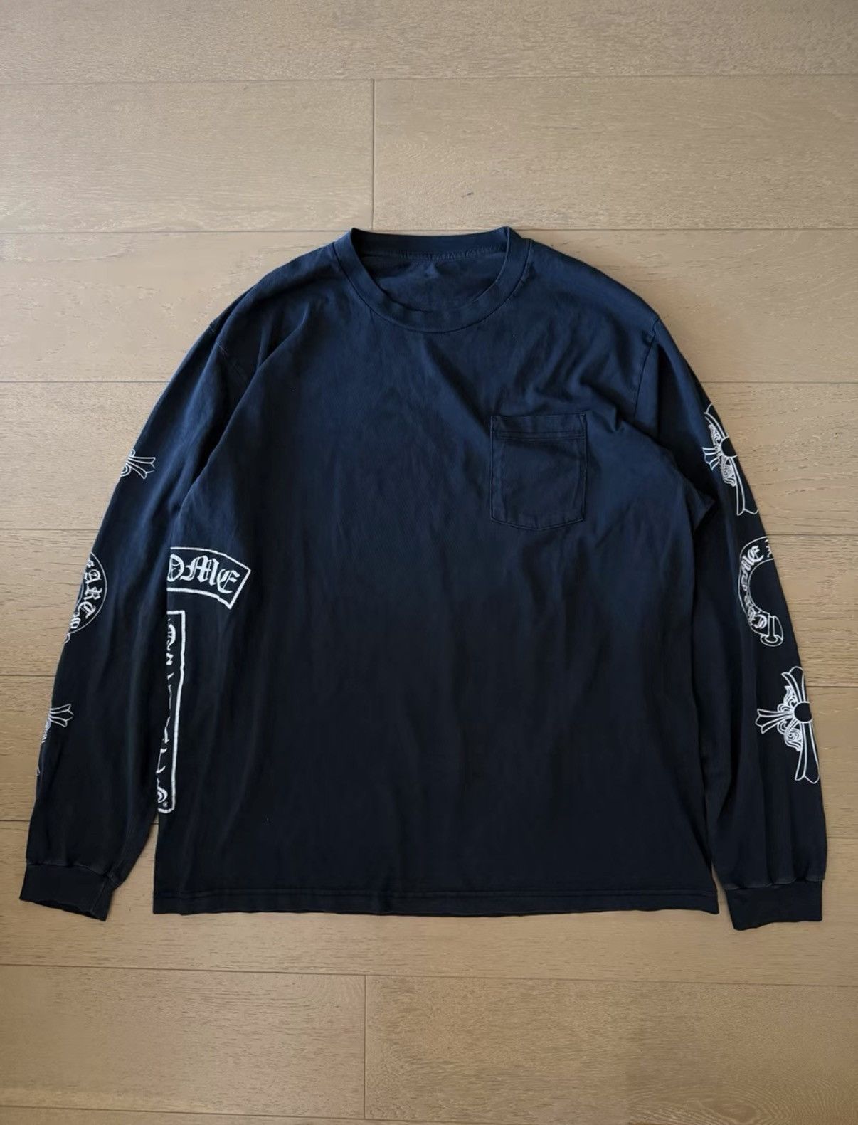 Chrome Hearts Chrome Hearts Soap & Water Washed Long Sleeve Tee K40 Size US XL / EU 56 / 4 - 1 Thumbnail