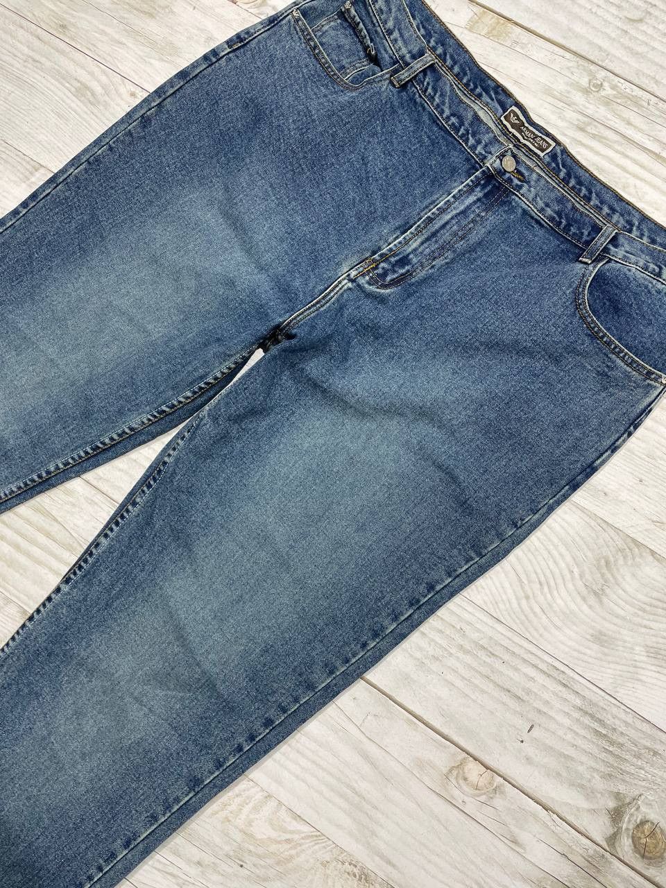 Emporio Armani × Vintage Vintage Emporio Armani Denim Jeans Buggy Size 44 Logo Size US 44 / EU 60 - 7 Thumbnail