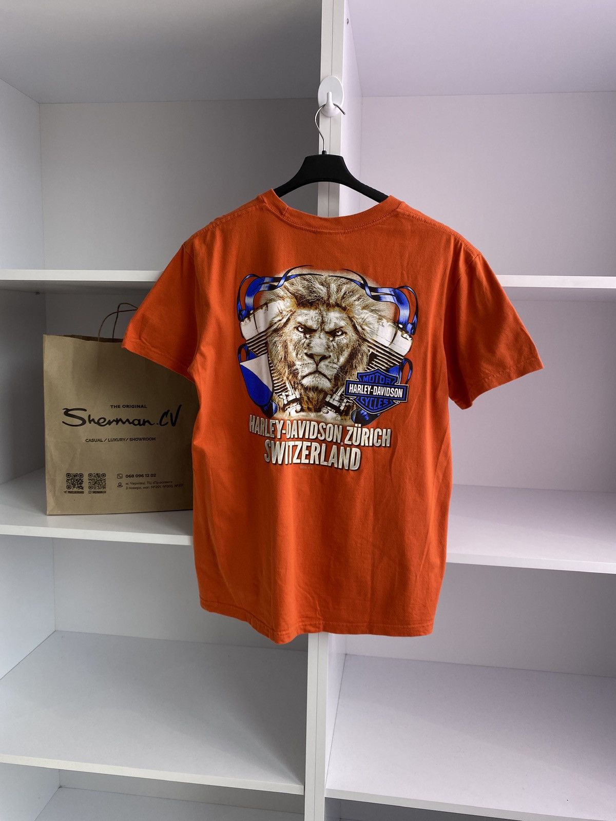 Harley Davidson × Vintage Vintage Harley Davidson short sleeve tee Size US L / EU 52-54 / 3 - 6 Thumbnail