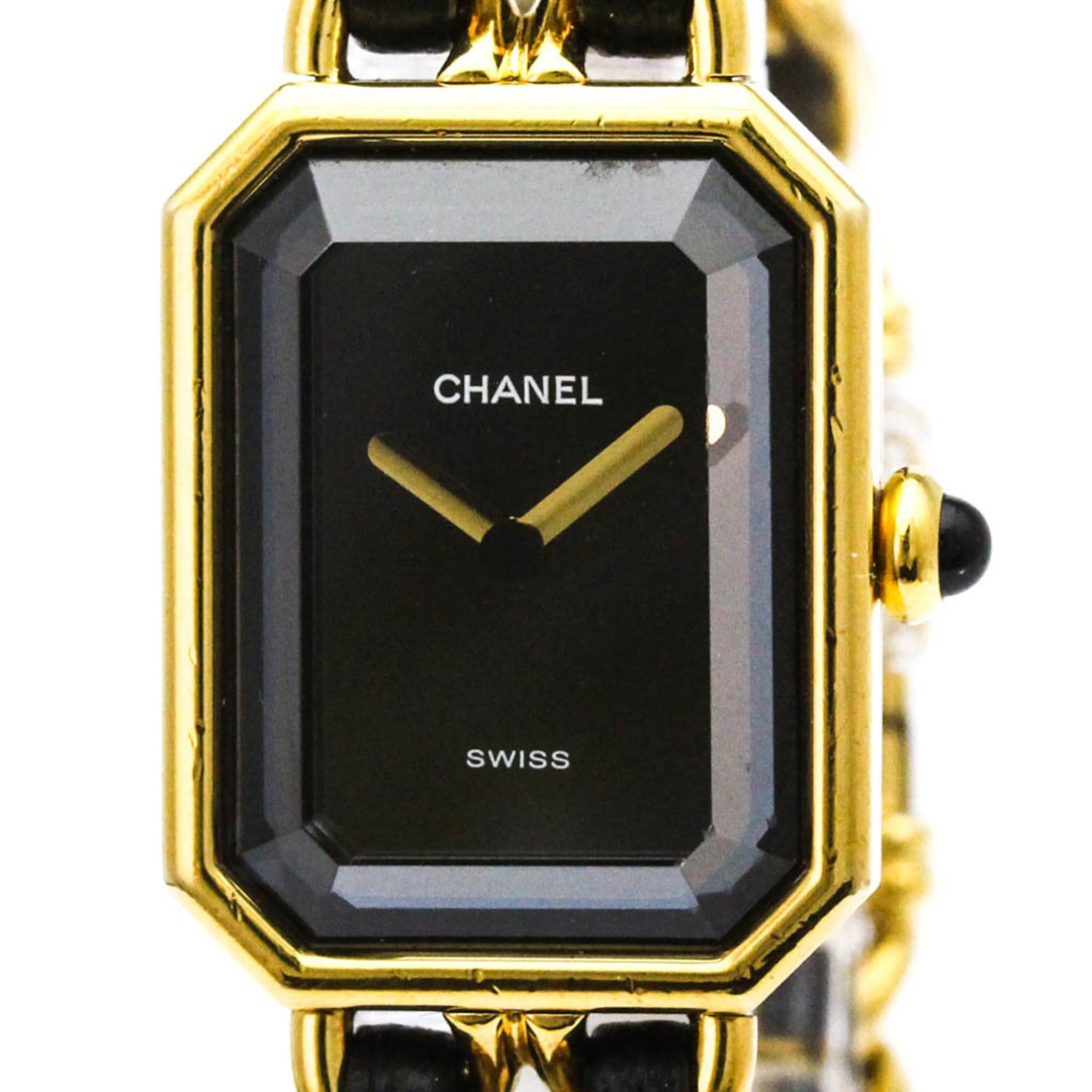 Chanel CHANEL Premiere Size L Gold Plated Quartz Ladies Watch H0001 Size ONE SIZE - 1 Thumbnail