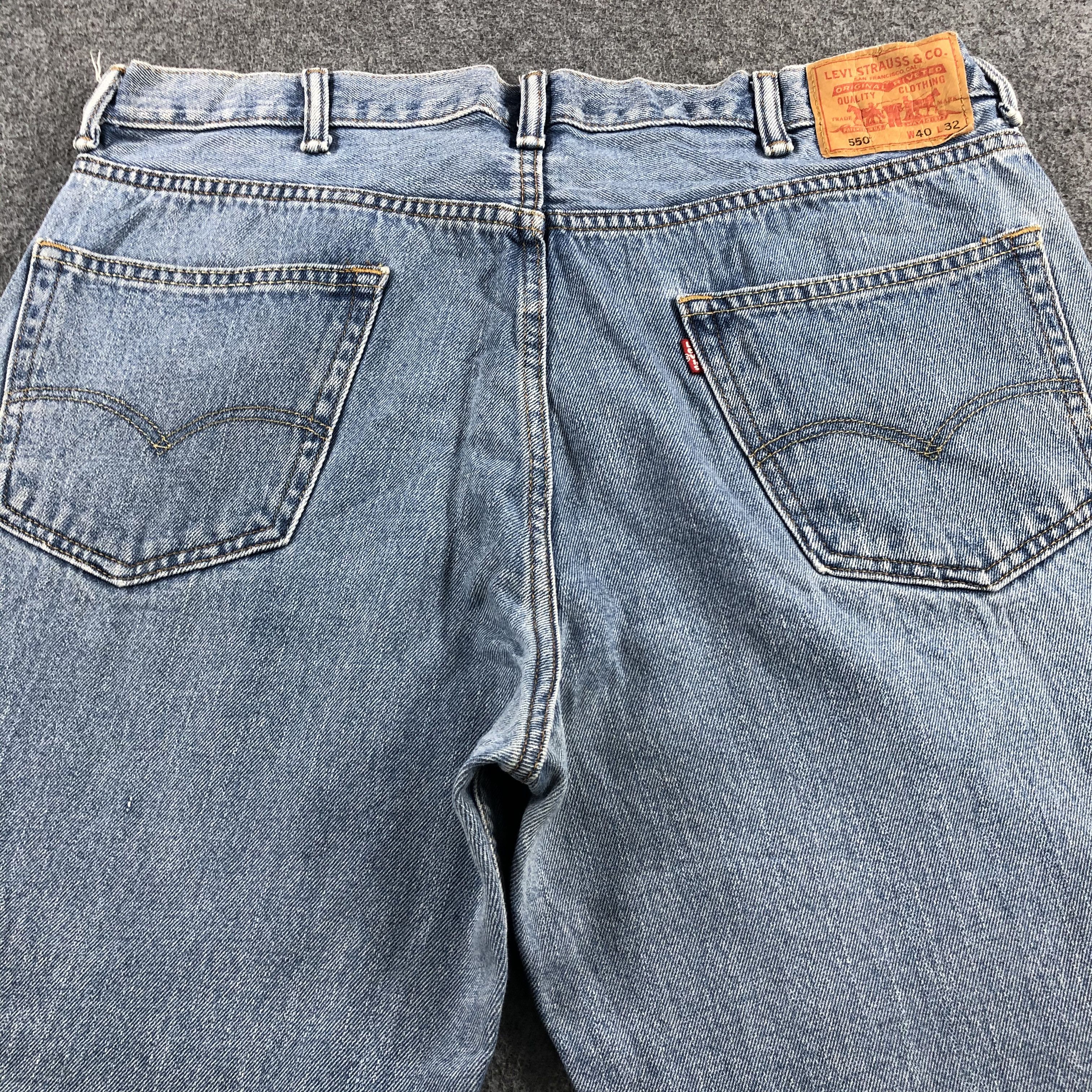 Levi's Vintage Light Wash Levis 550 Jeans-J2127 Size US 39 - 4 Thumbnail