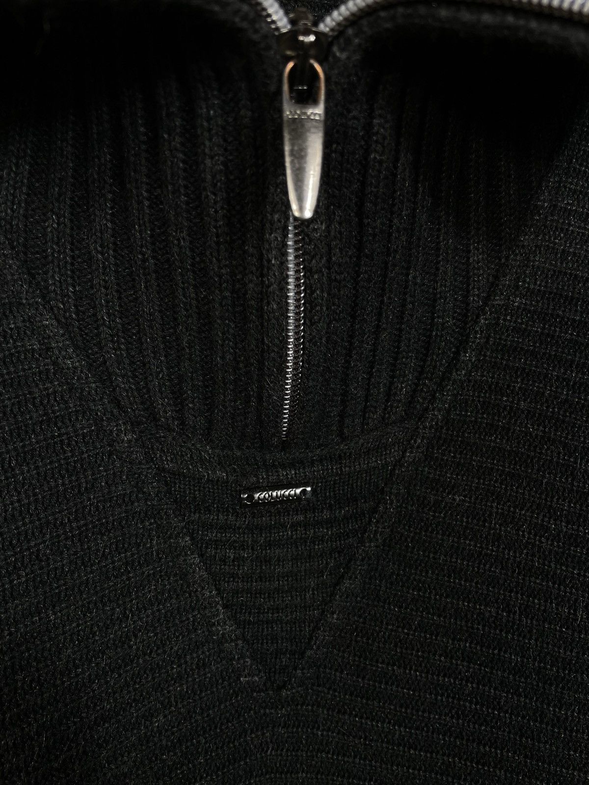 Carlo Colucci × Designer × Vintage Carlo Colucci Vintage Black Zip Sweater Jumper Old Money Size US XL / EU 56 / 4 - 7 Thumbnail