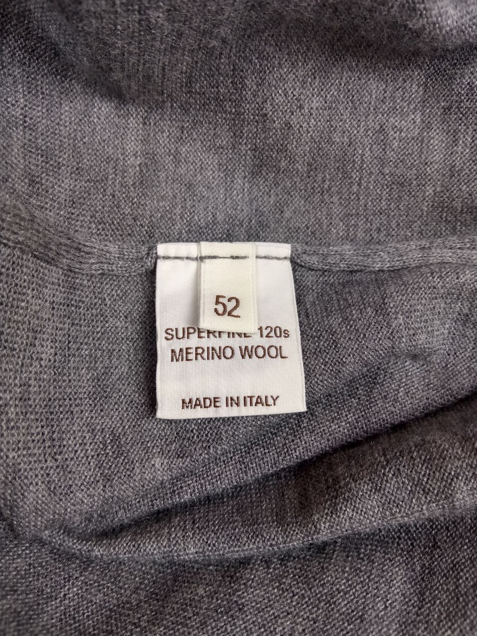 Other Filippo de Laurentiis 100% Superfine 120s Merino Wool Size US L / EU 52-54 / 3 - 5 Thumbnail