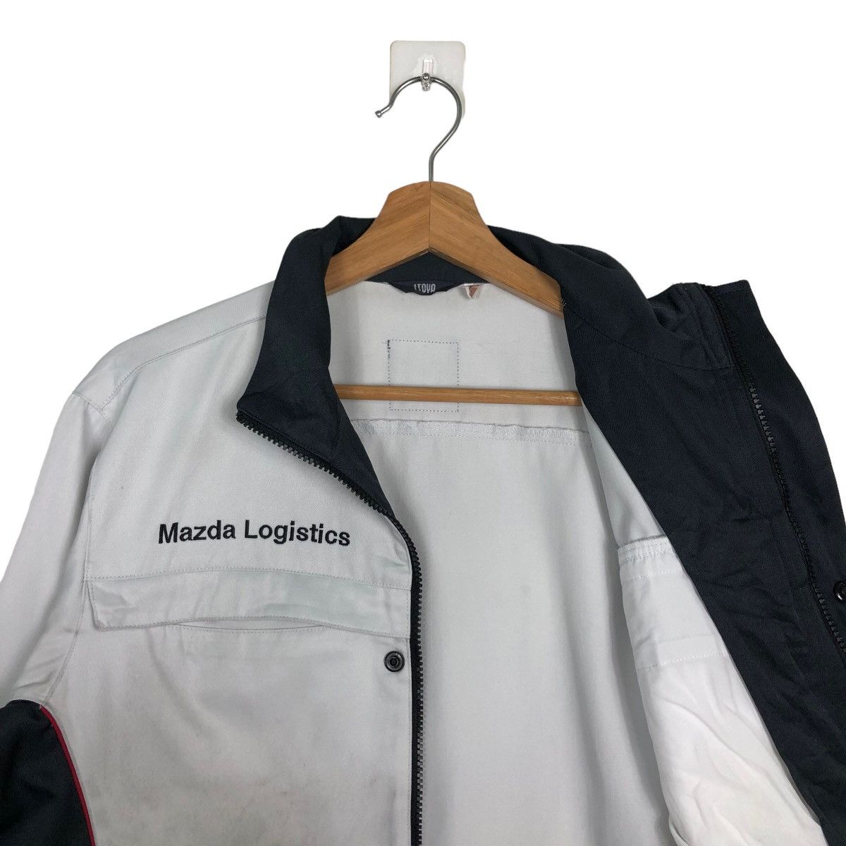 Japanese Brand 🔥VINTAGE WORK BOMBER JACKET MAZDA RACING BIG LOGO Size US L / EU 52-54 / 3 - 10 Thumbnail