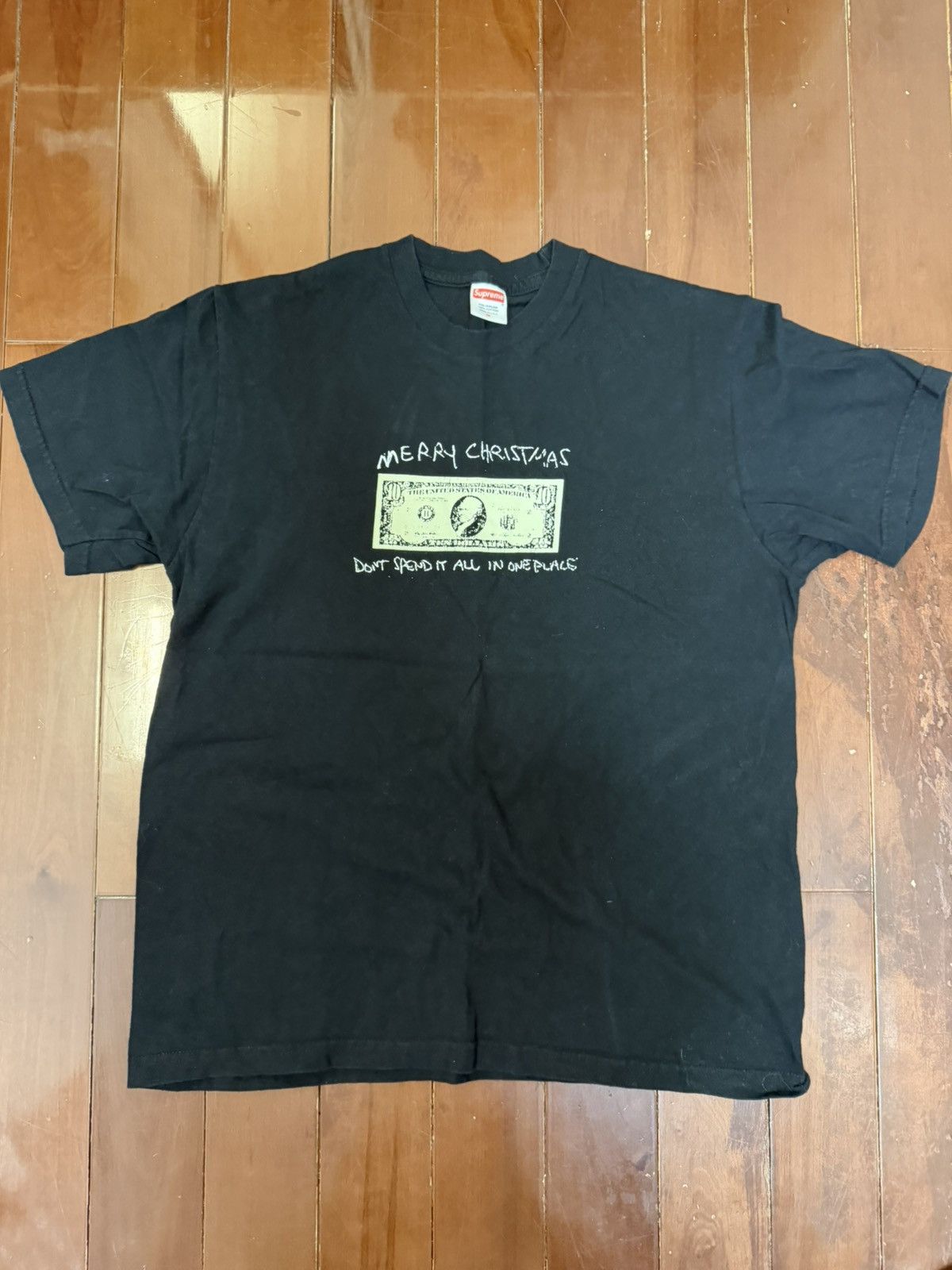 Supreme Supreme FW21 Christmas Tee Size US M / EU 48-50 / 2 - 1 Thumbnail
