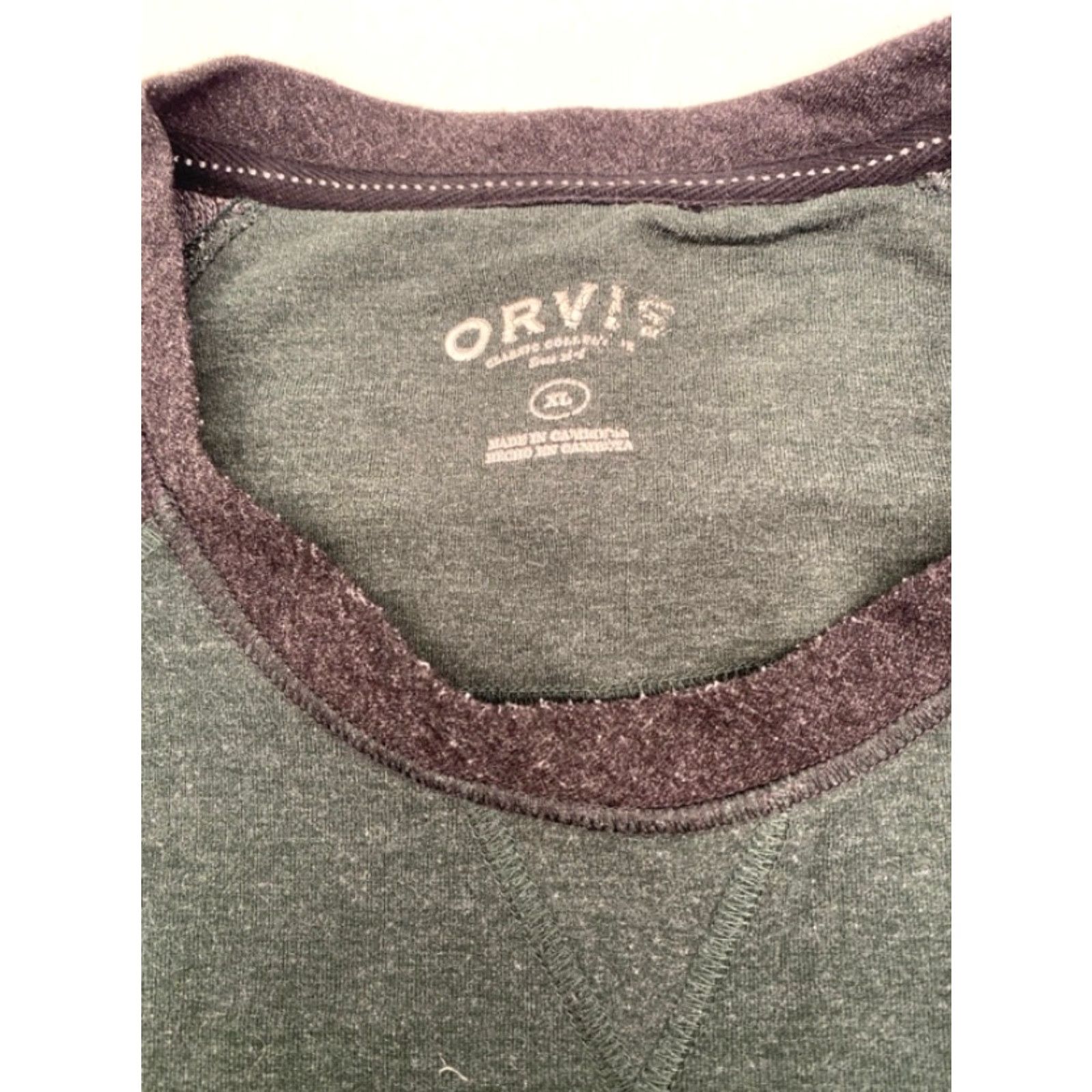 Orvis Orvis Lounge Shirt Men's XL Black Green Heathered 3823 Size US XL / EU 56 / 4 - 2 Thumbnail