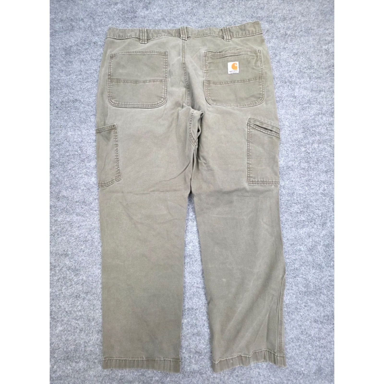 Carhartt Carhartt Double Knee Relaxed Rugged Pants Mens 38 x 30 (FITS 36 x 27) Green MOS - Workwear Size US 36 / EU 52 - 2 Thumbnail