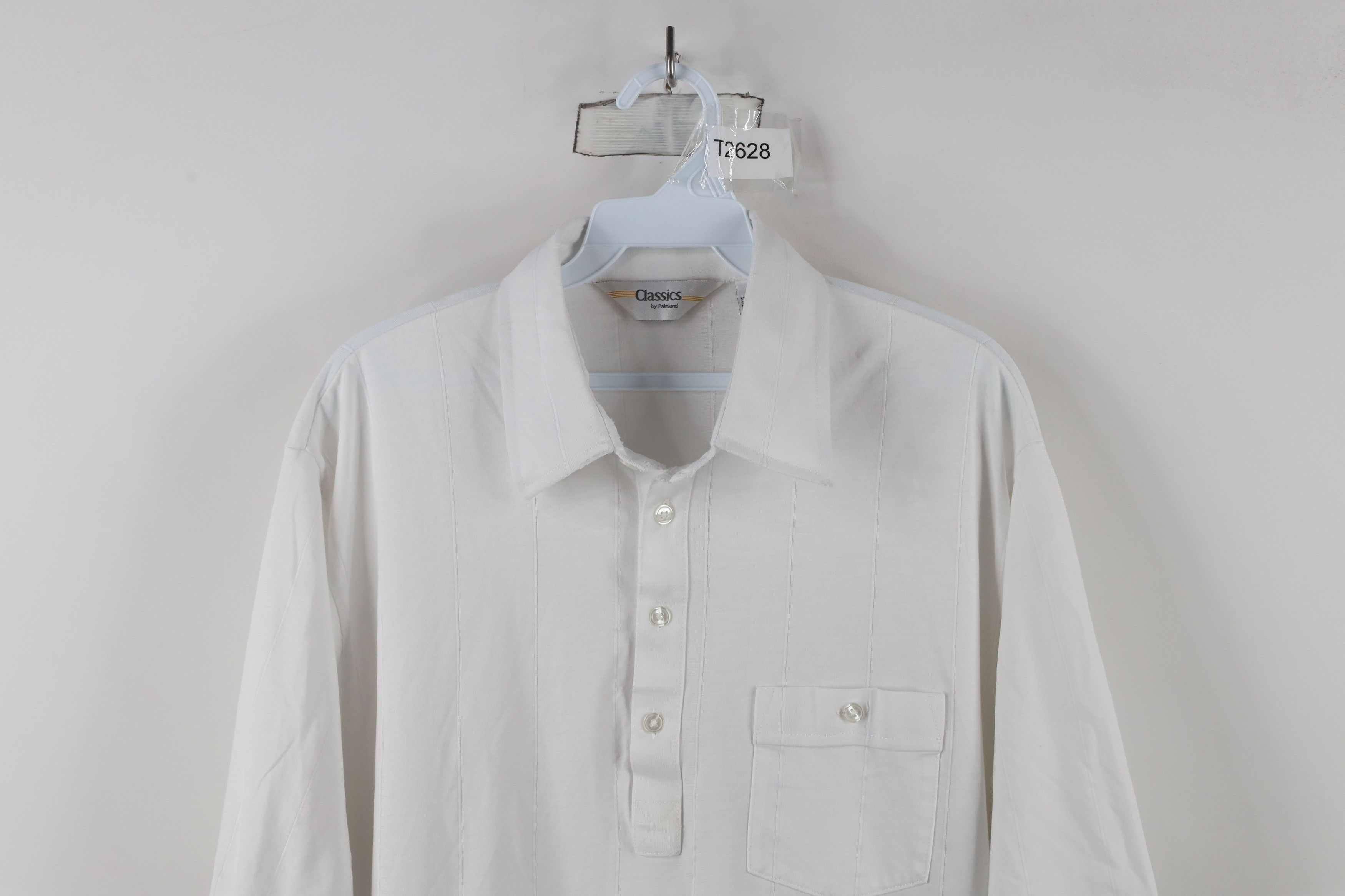 Vintage Vintage 90s Streetwear Striped Sheer Collared Polo Shirt Size US XL / EU 56 / 4 - 2 Thumbnail