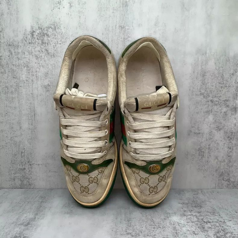 Gucci Gucci Green Tail Dirty Sneakers Size 42-2508 Size US 11 / EU 44 - 6 Thumbnail