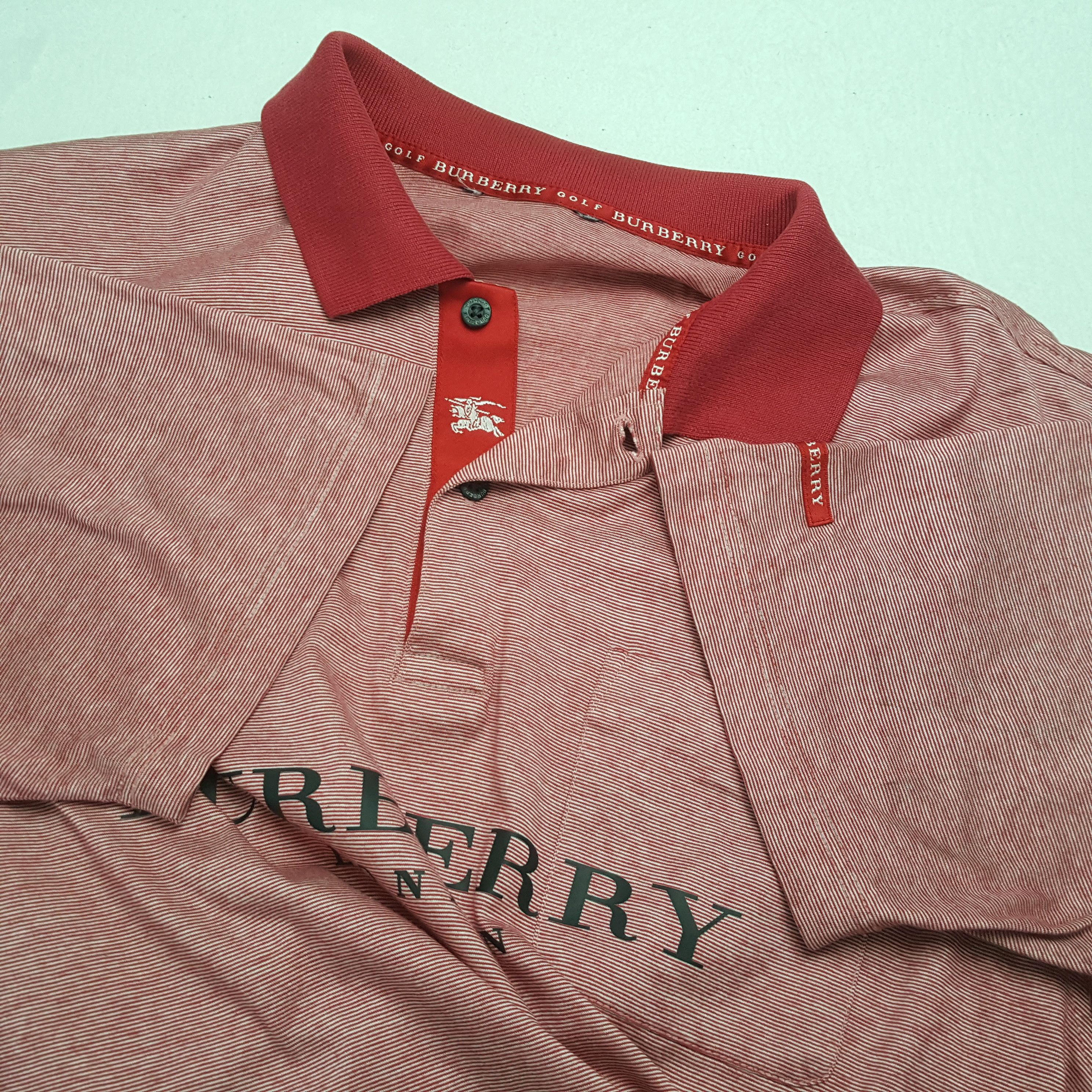 Burberry × Vintage Vintage BURBERRY LONDON Fashion Brand Polos Shirt Size US M / EU 48-50 / 2 - 6 Thumbnail