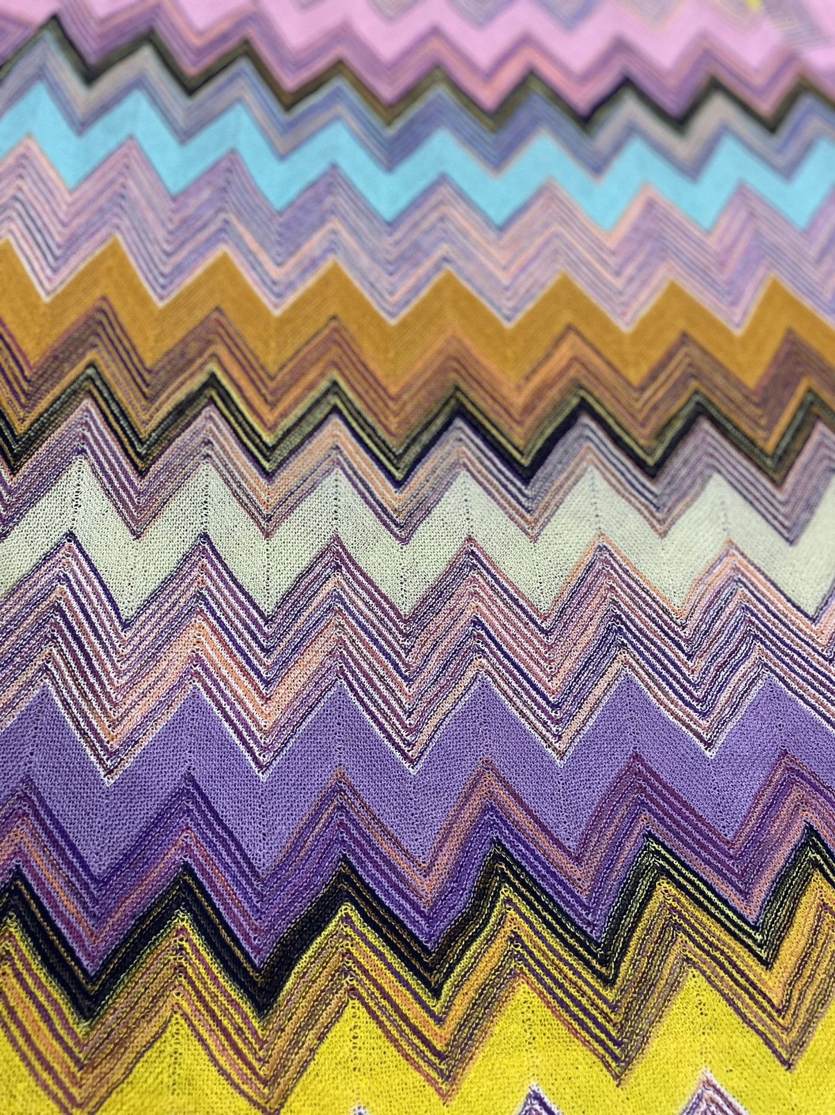 Designer × Missoni VTG Missoni Rainbow Multicoloured Layer Boxy Shirts Size M / US 6-8 / IT 42-44 - 21 Thumbnail