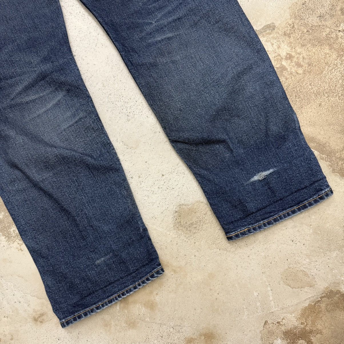 Levi's Levis 502 Big E Repro Stretch Warm Denim Chainstich Pants Size US 33 - 11 Thumbnail