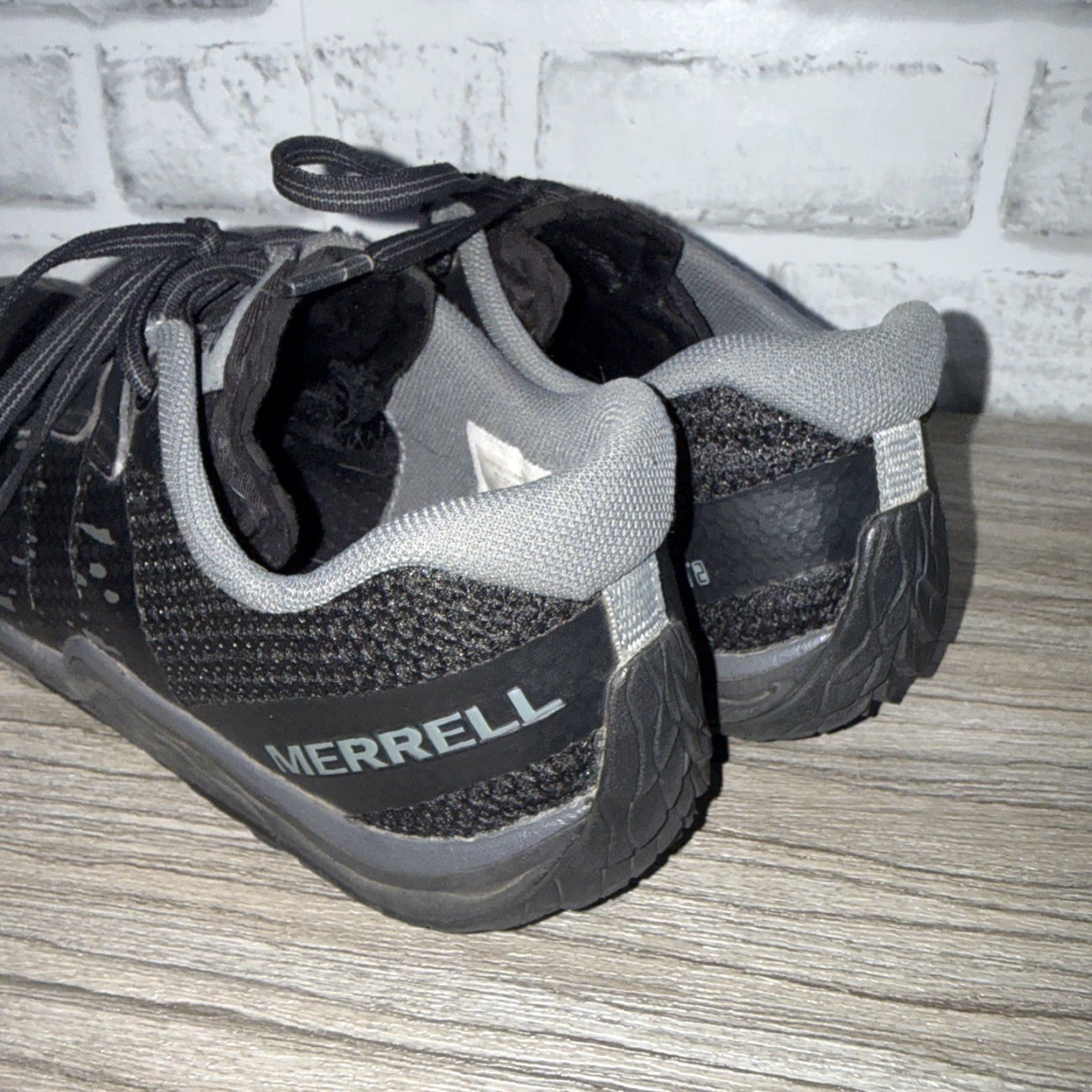 Merrell Merrell Barefoot 2 Trail Glove Black Lace Up Shoes Womens Size 8 Merrell Trail Glove Sneaker Athletic Lace Up Women Black 8 Size ONE SIZE - 4 Thumbnail