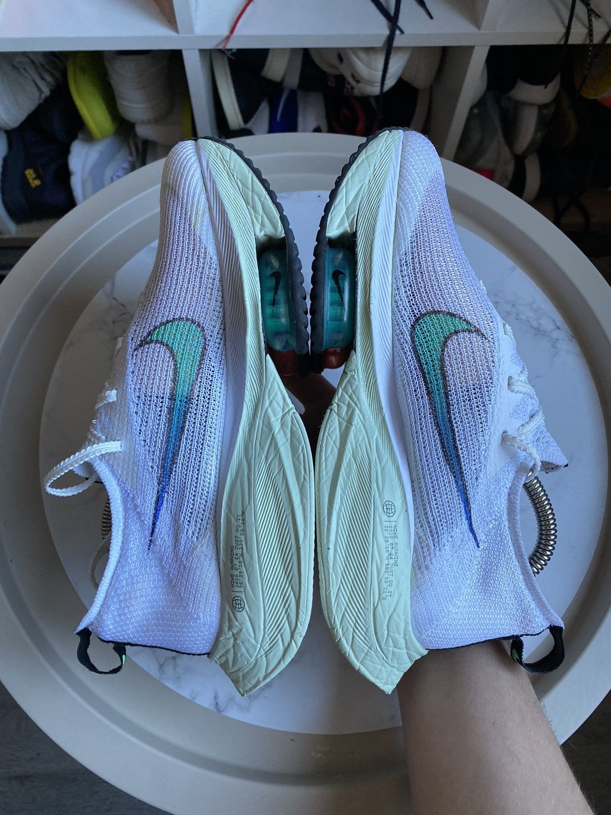 Nike Womans Nike Air Zoom Alphafly Next% Low Top Running Sneakers Size US 7.5 / IT 37.5 - 5 Thumbnail