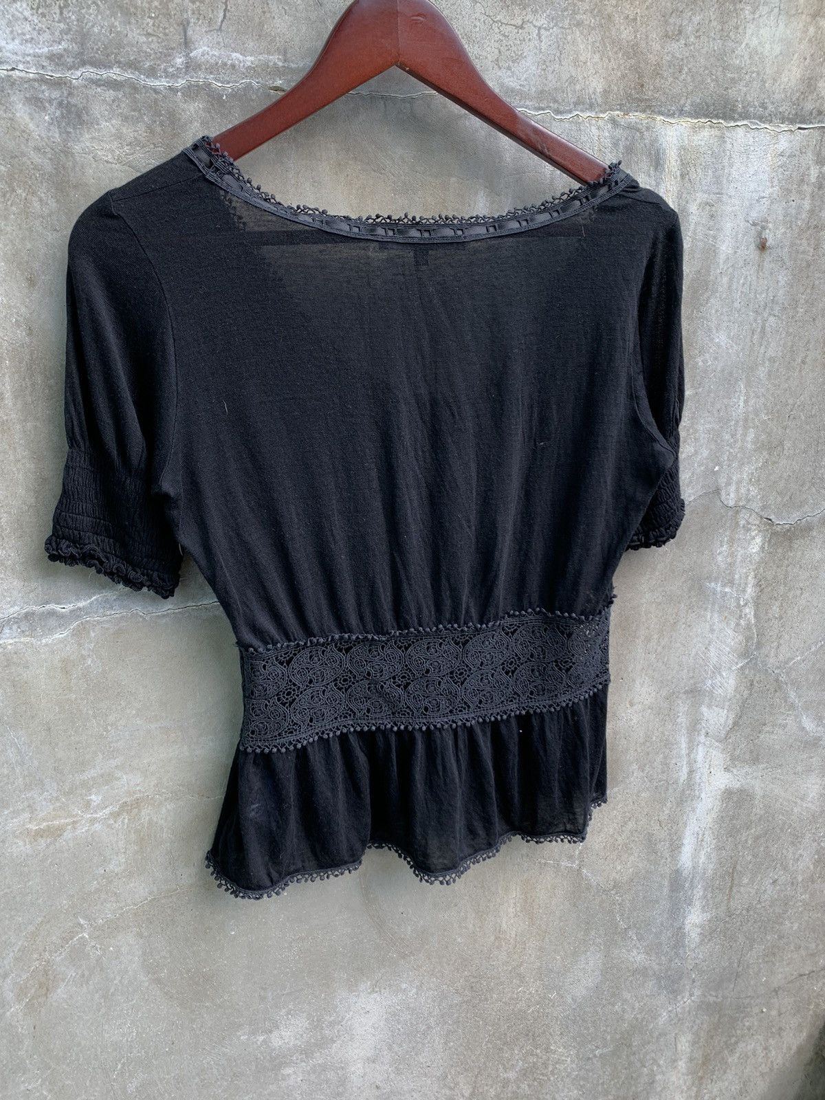 Gucci Crochet Laced Blouse Size S / US 4 / IT 40 - 6 Thumbnail