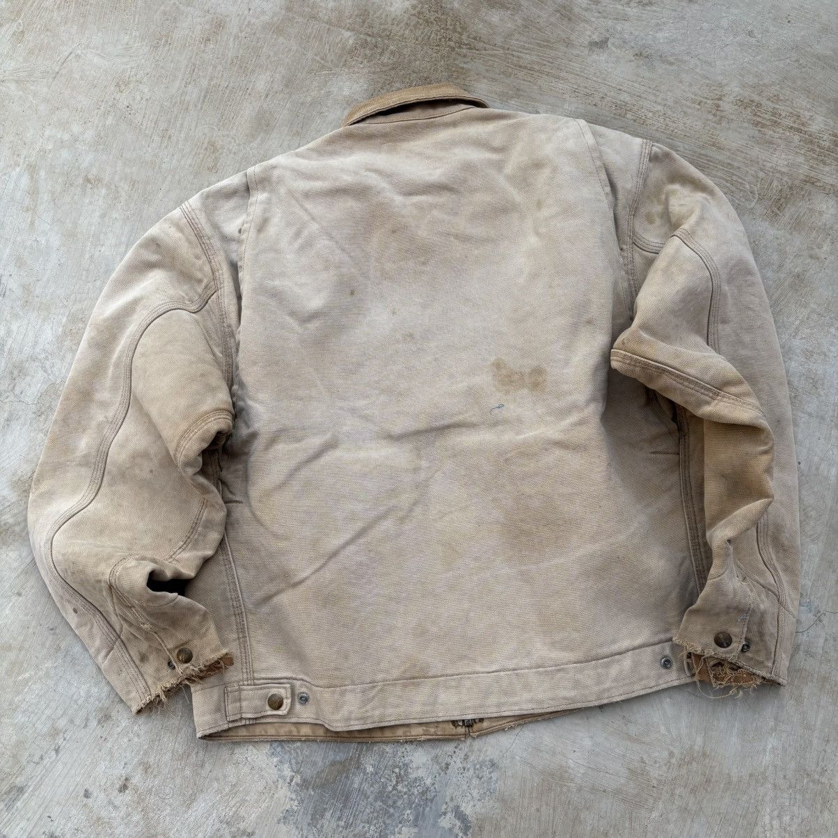 Carhartt Vintage 90s Sunfaded Carhartt Detroit Jacket Size US M / EU 48-50 / 2 - 8 Thumbnail