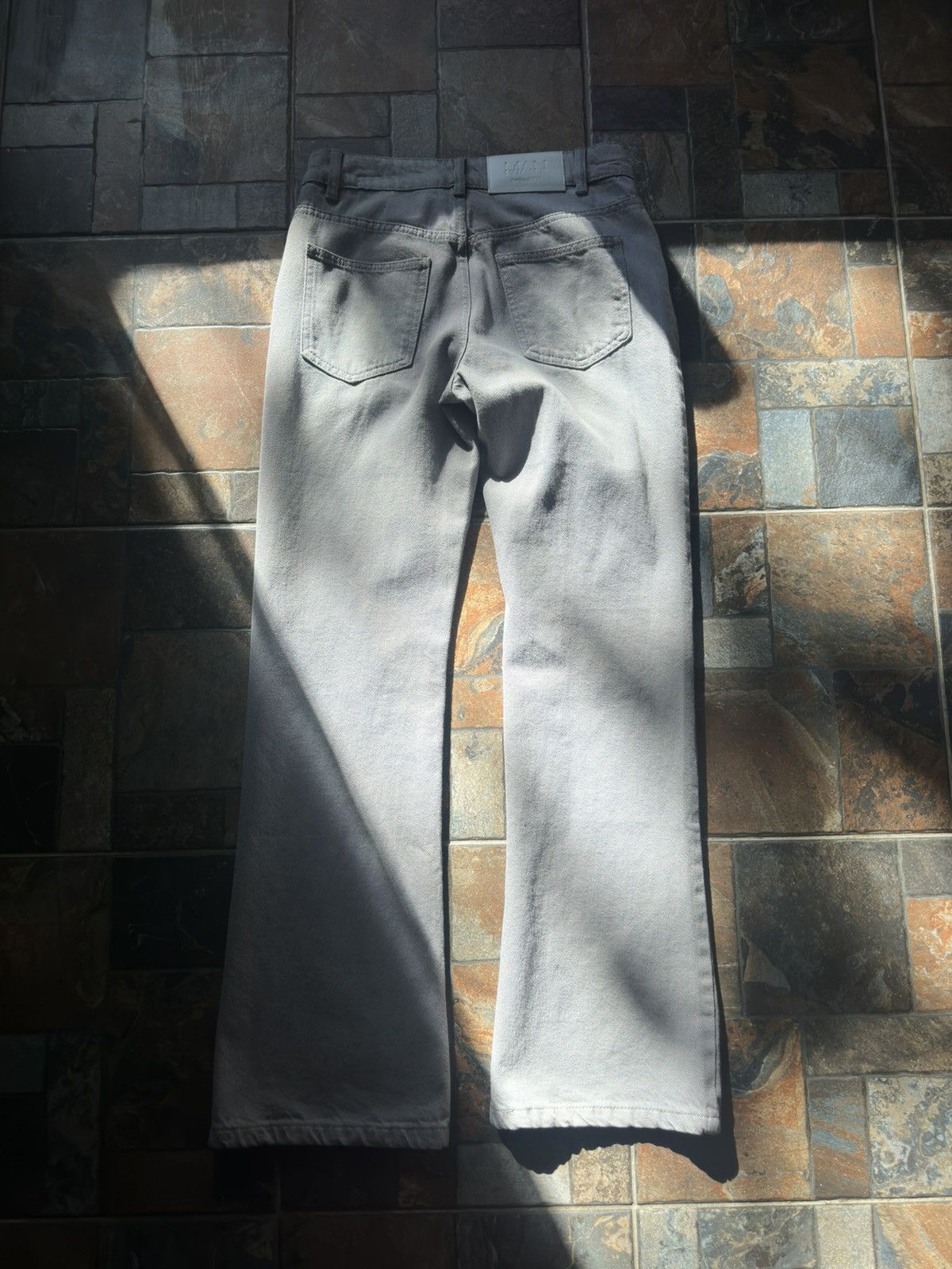 Other Grey Flared Jeans Size US 28 / EU 44 - 2 Thumbnail