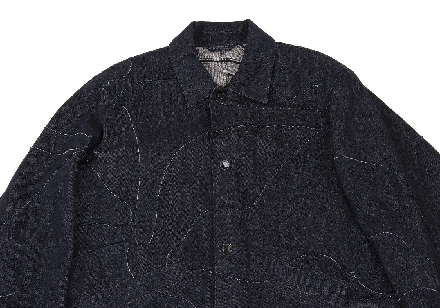 Emporio Armani Patchwork Denim Coverall in Indigo Navy, Size 48 Size US M / EU 48-50 / 2 - 2 Thumbnail