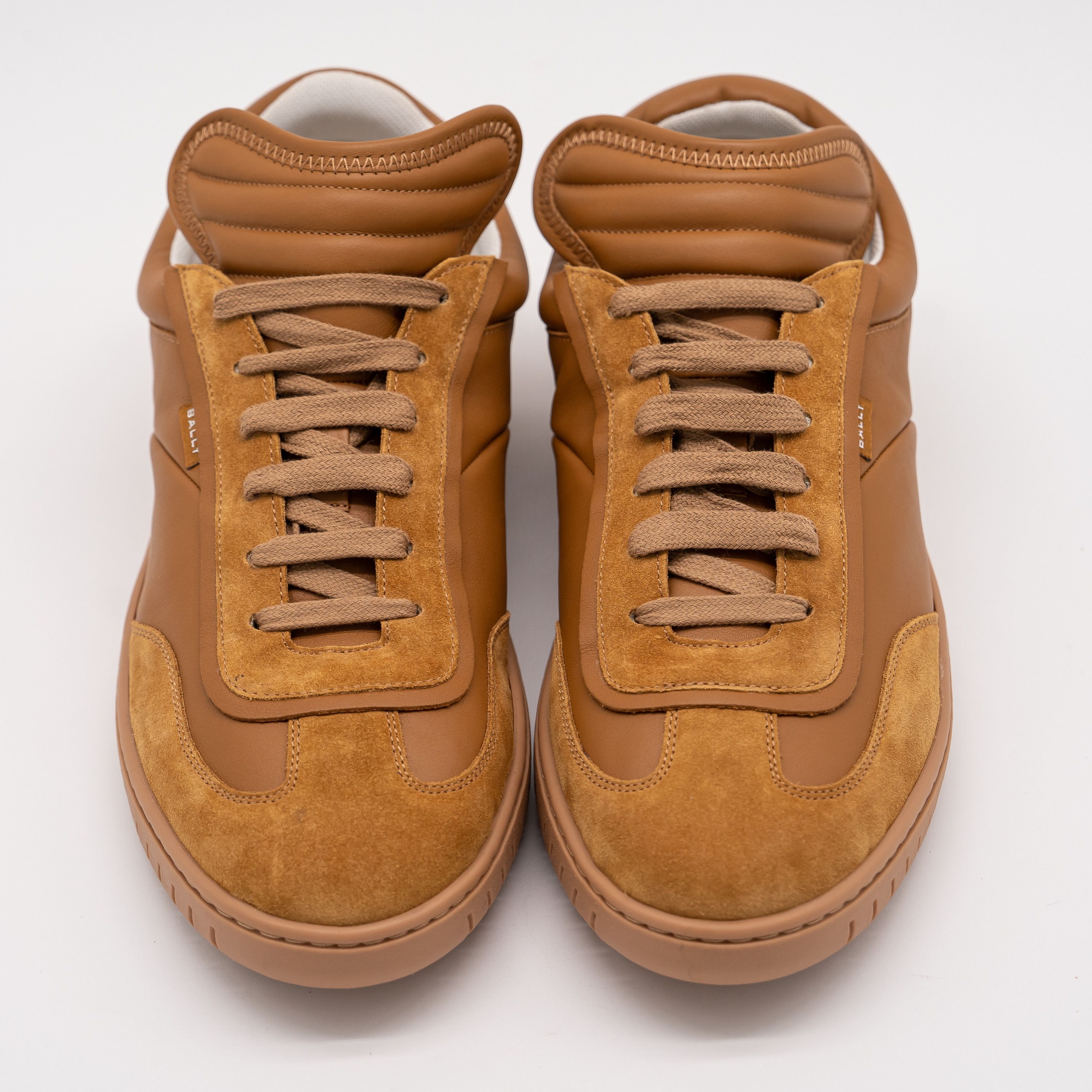 Bally 12 Bally Parrel Desert Brown Tan Suede Leather Sneakers Size US 12 / EU 45 - 3 Thumbnail