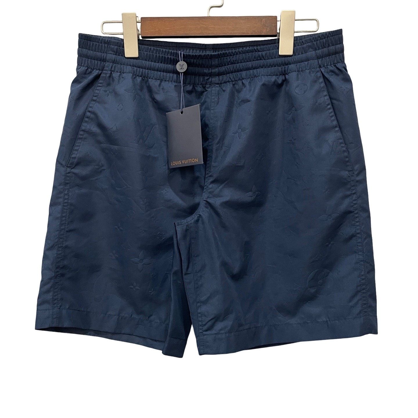 Louis Vuitton Louis Vuitton Monogram Navy Swim Shorts S Size US 30 / EU 46 - 1 Thumbnail