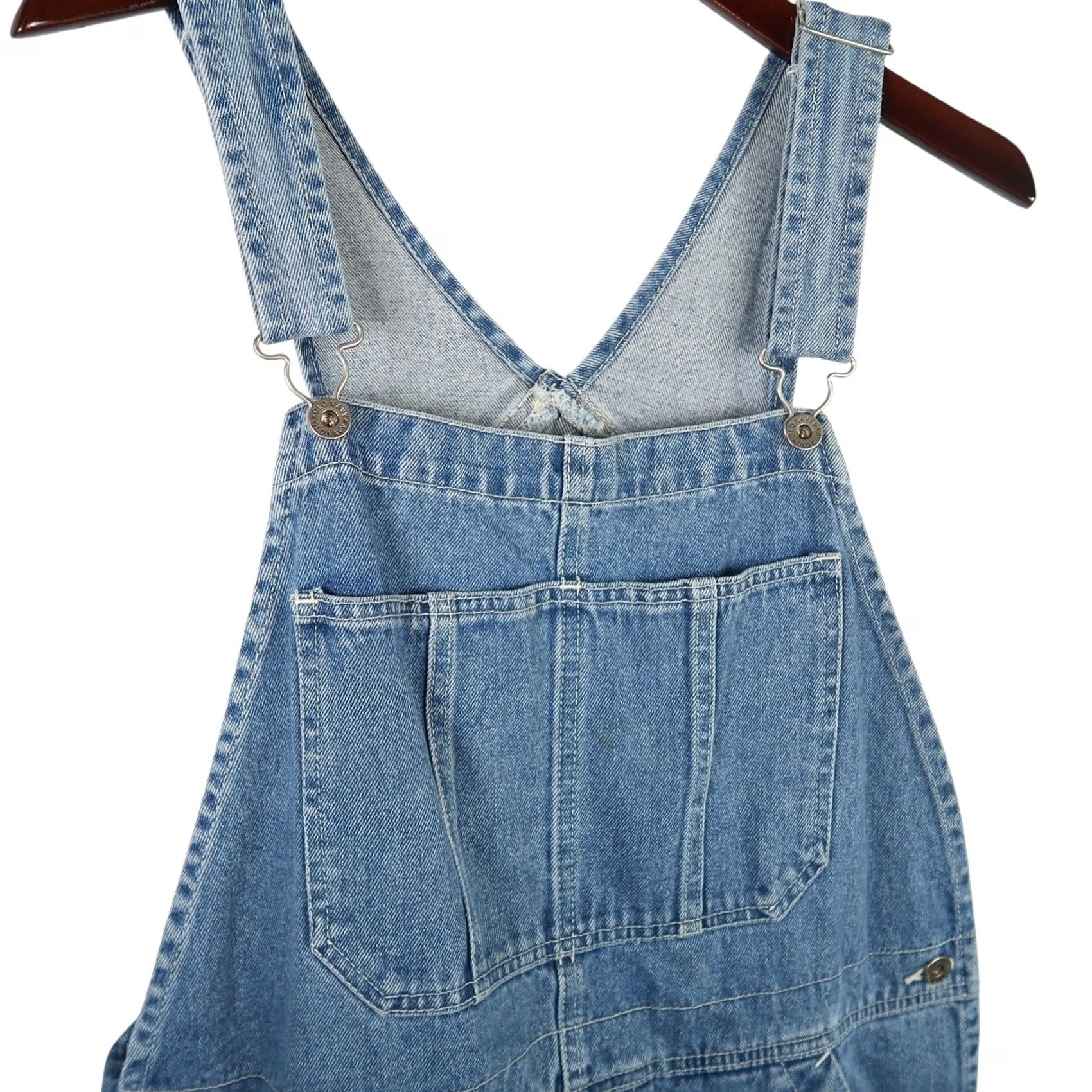 Old Navy VINTAGE Old Navy Riza Overalls Jeans Denim Men Medium Blue 29in Inseam 100% Cotton 90s Theme Jeans Overalls—Shirt? Size US 31 - 2 Thumbnail