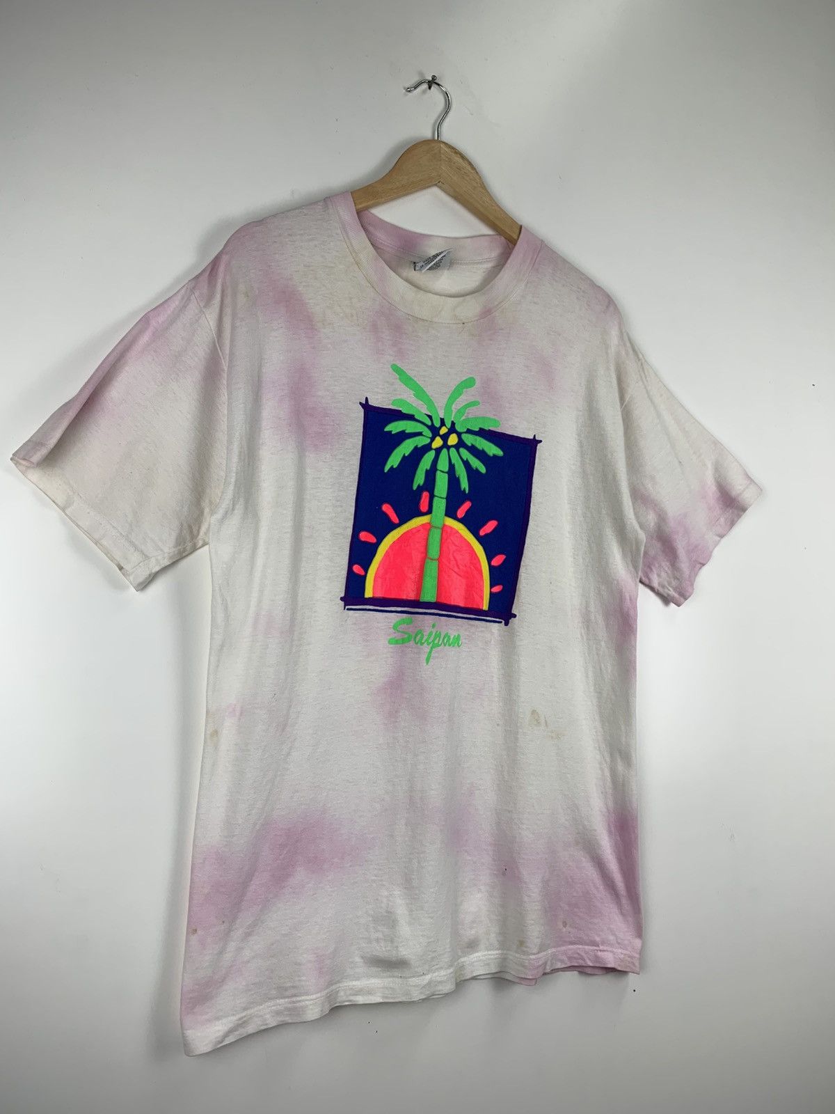Vintage Vintage Saipan tie dye tee Size US L / EU 52-54 / 3 - 5 Thumbnail