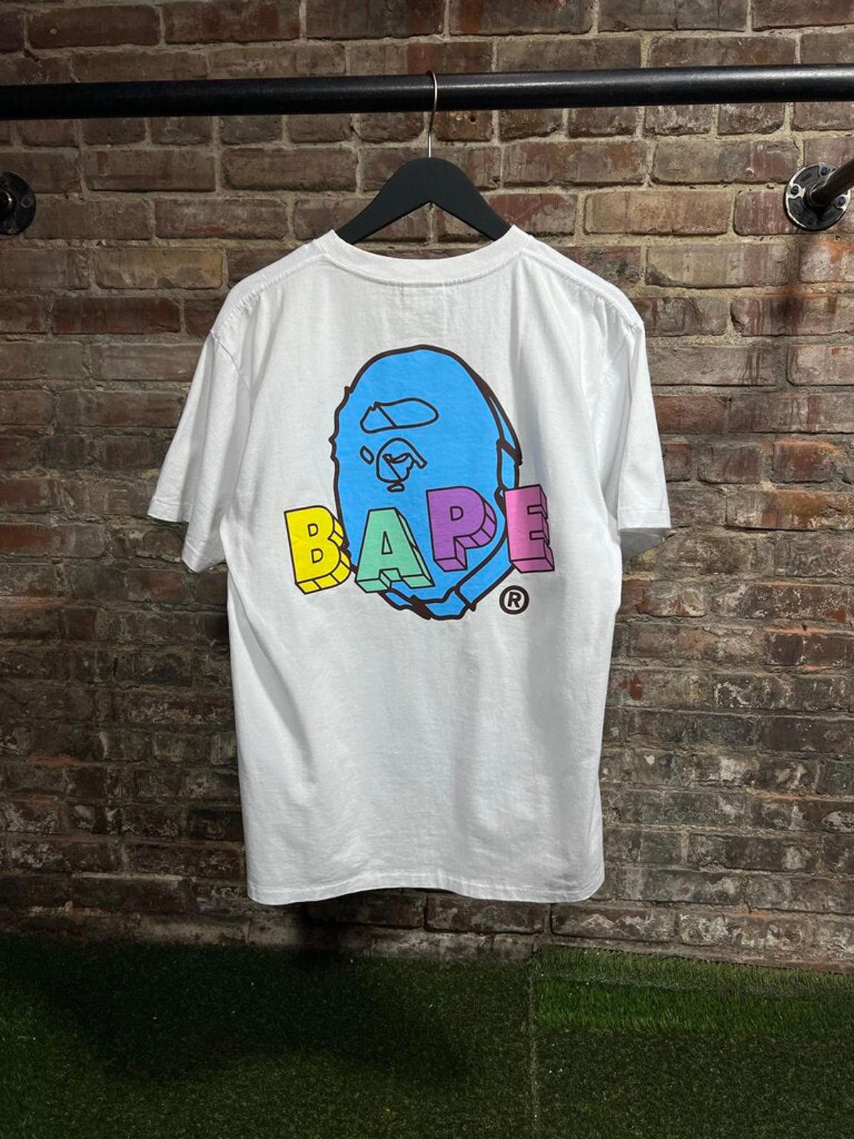 Bape Bape Popsicle Tee White Sz. L Size ONE SIZE - 2 Thumbnail