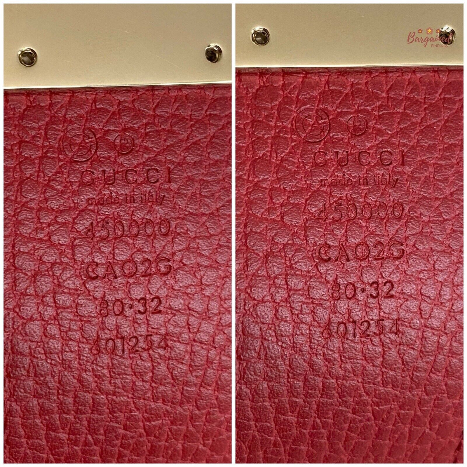Gucci Gucci Black/Red Pebbled Calfskin 1973 Reversible Buckle Belt Size ONE SIZE - 4 Thumbnail
