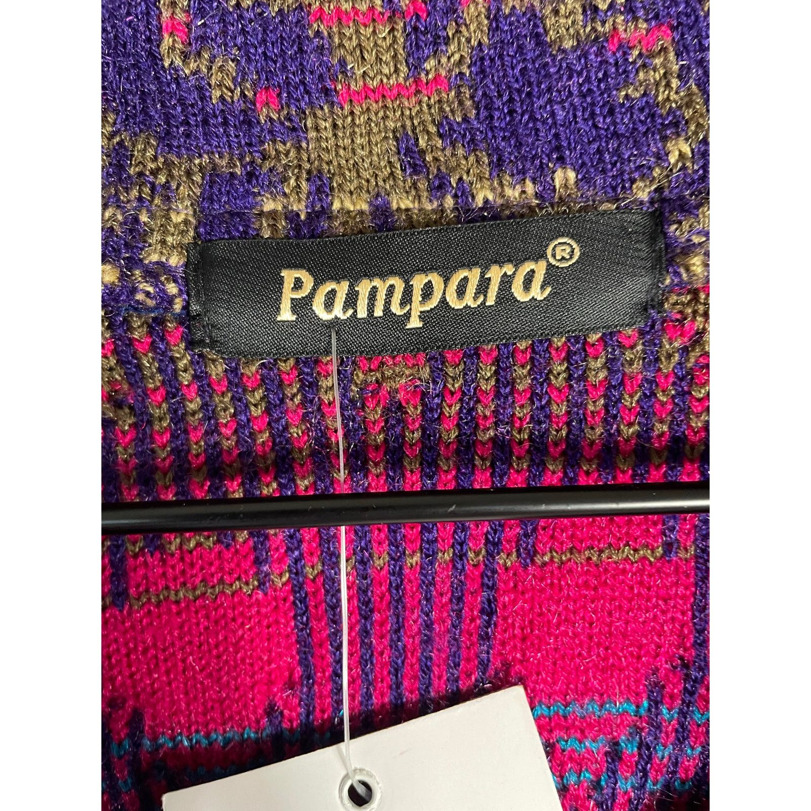 Other Pampara Multicolor Knit Button Jacket Tunic Small NWT Boho Size M / US 6-8 / IT 42-44 - 5 Thumbnail