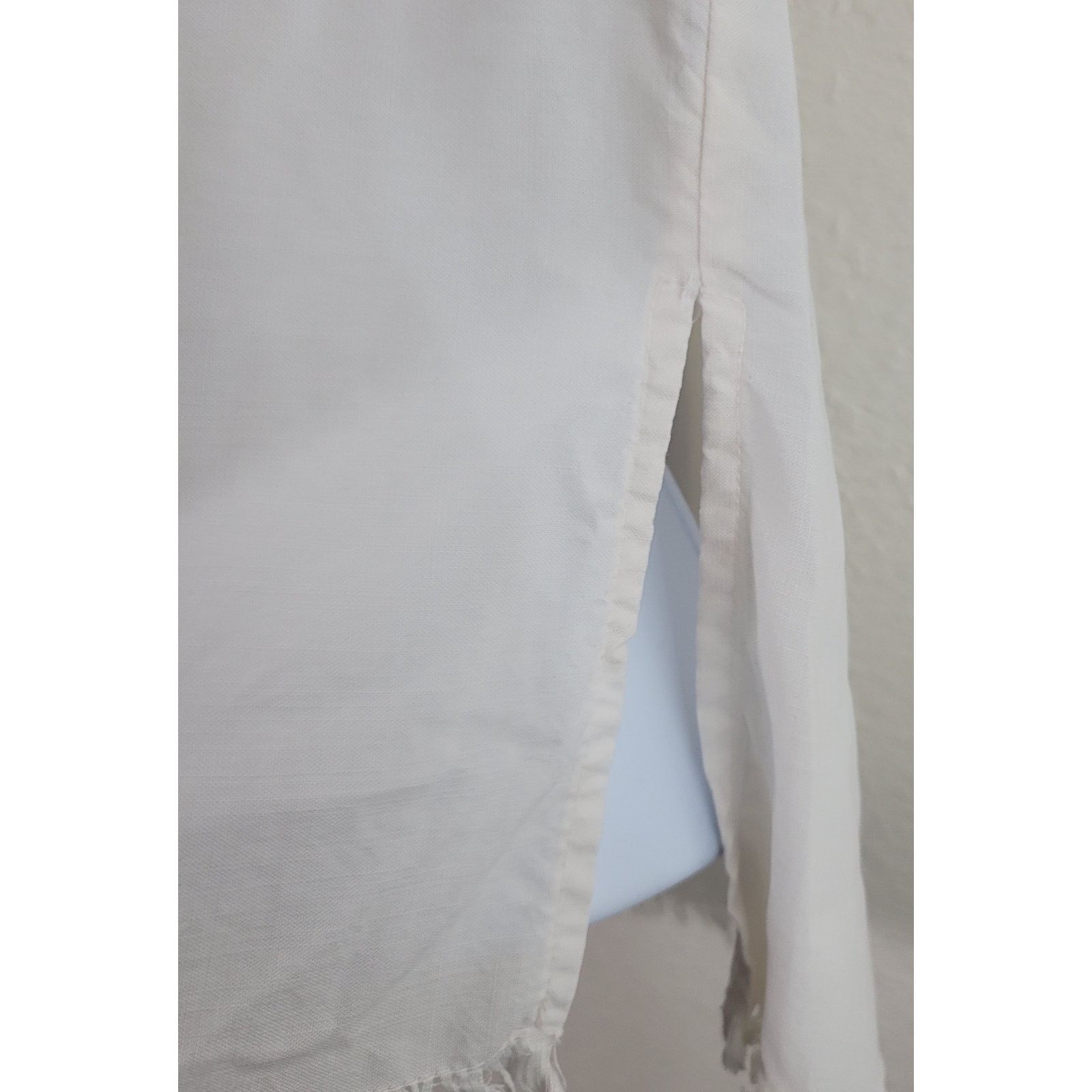 Other Cloth & Stone Anthropologie Cream Off The Shoulder Frayed S Size S / US 4 / IT 40 - 6 Thumbnail