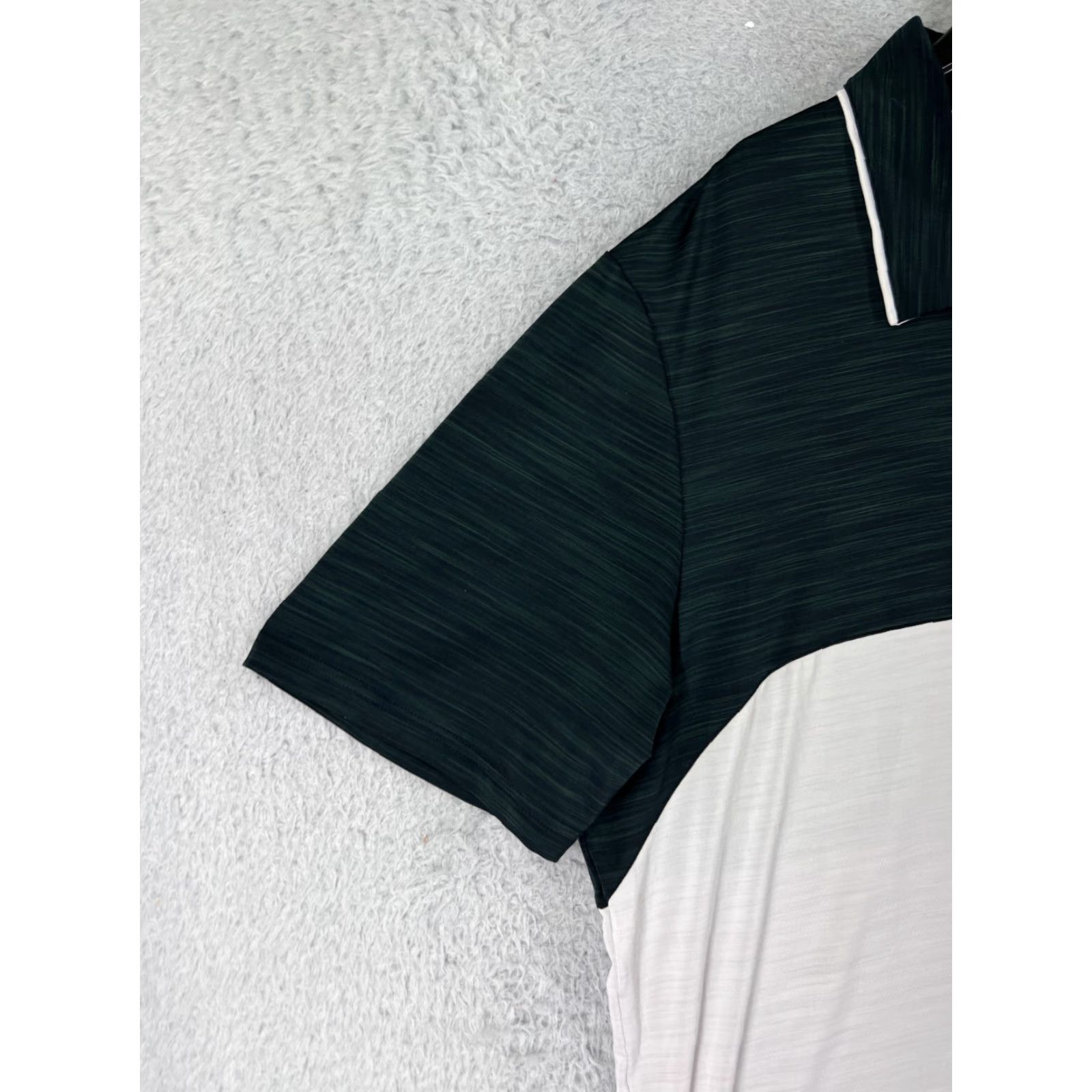 Adidas adidas Golf Polo Shirt Mens L Gray Black 100% Polyester Polo Golf Size US L / EU 52-54 / 3 - 7 Thumbnail
