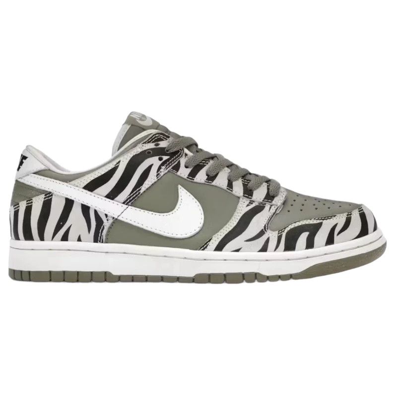 image of Nike Dunk Low Daktari 2003 Shoes in White, Men's (Size 8)
