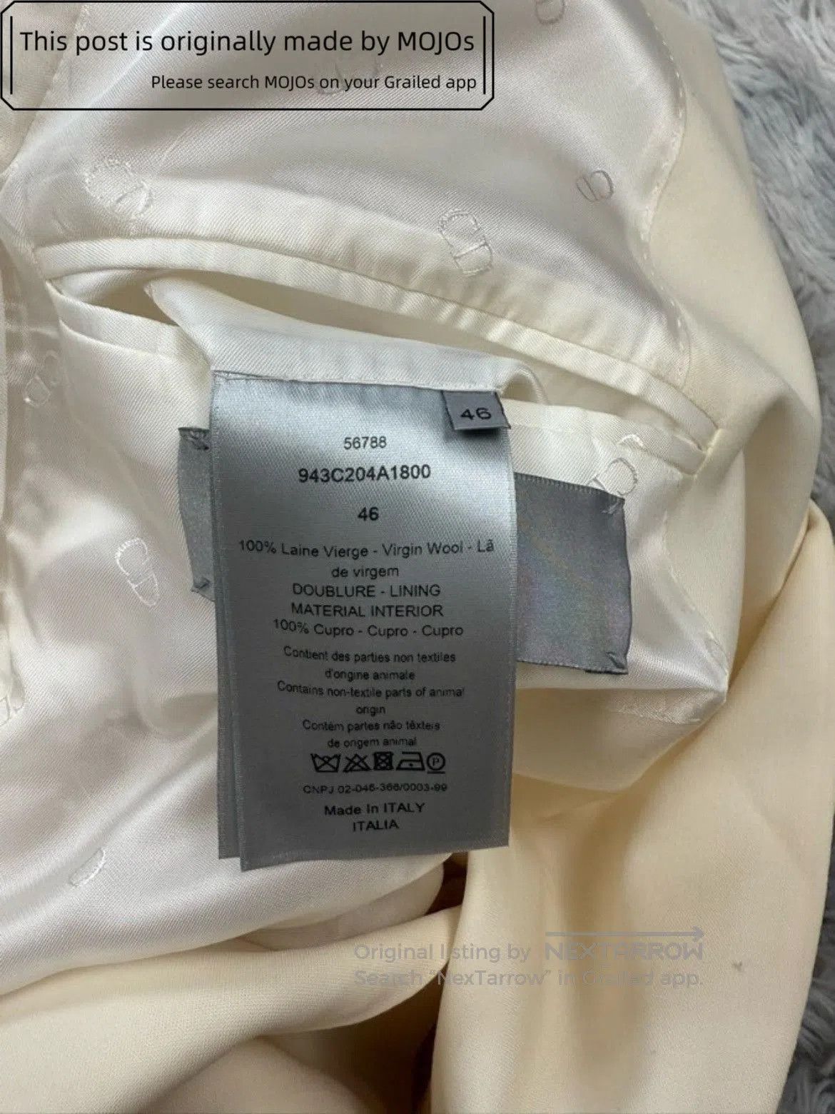 Dior Sz 46 Dior 19AW Runway Golden Button Jacket. Size US S / EU 44-46 / 1 - 6 Thumbnail