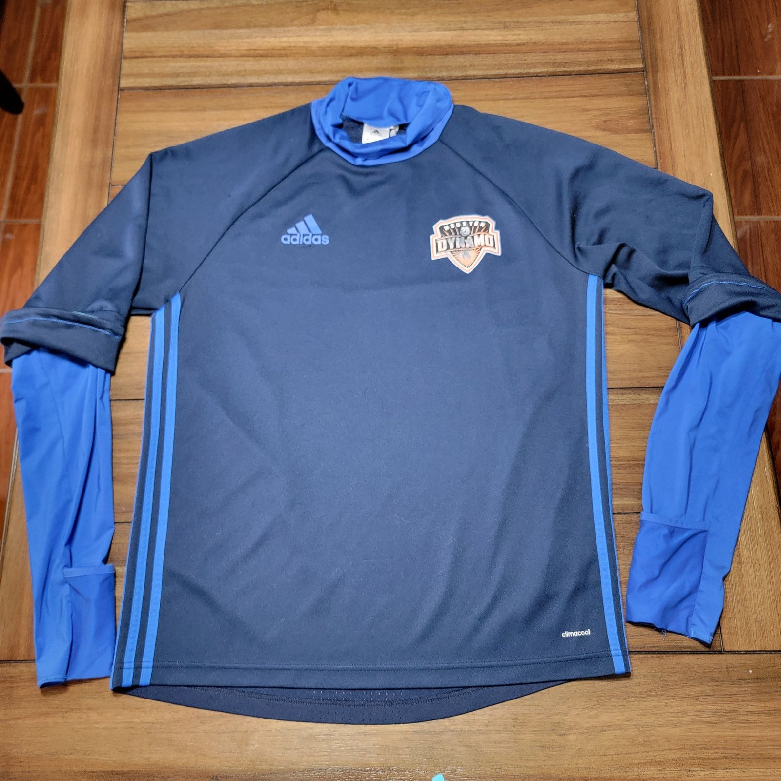 Adidas Houston Dynamo MLS Adidas Men LS Goalkeeper Jersey - Large Size US L / EU 52-54 / 3 - 1 Thumbnail