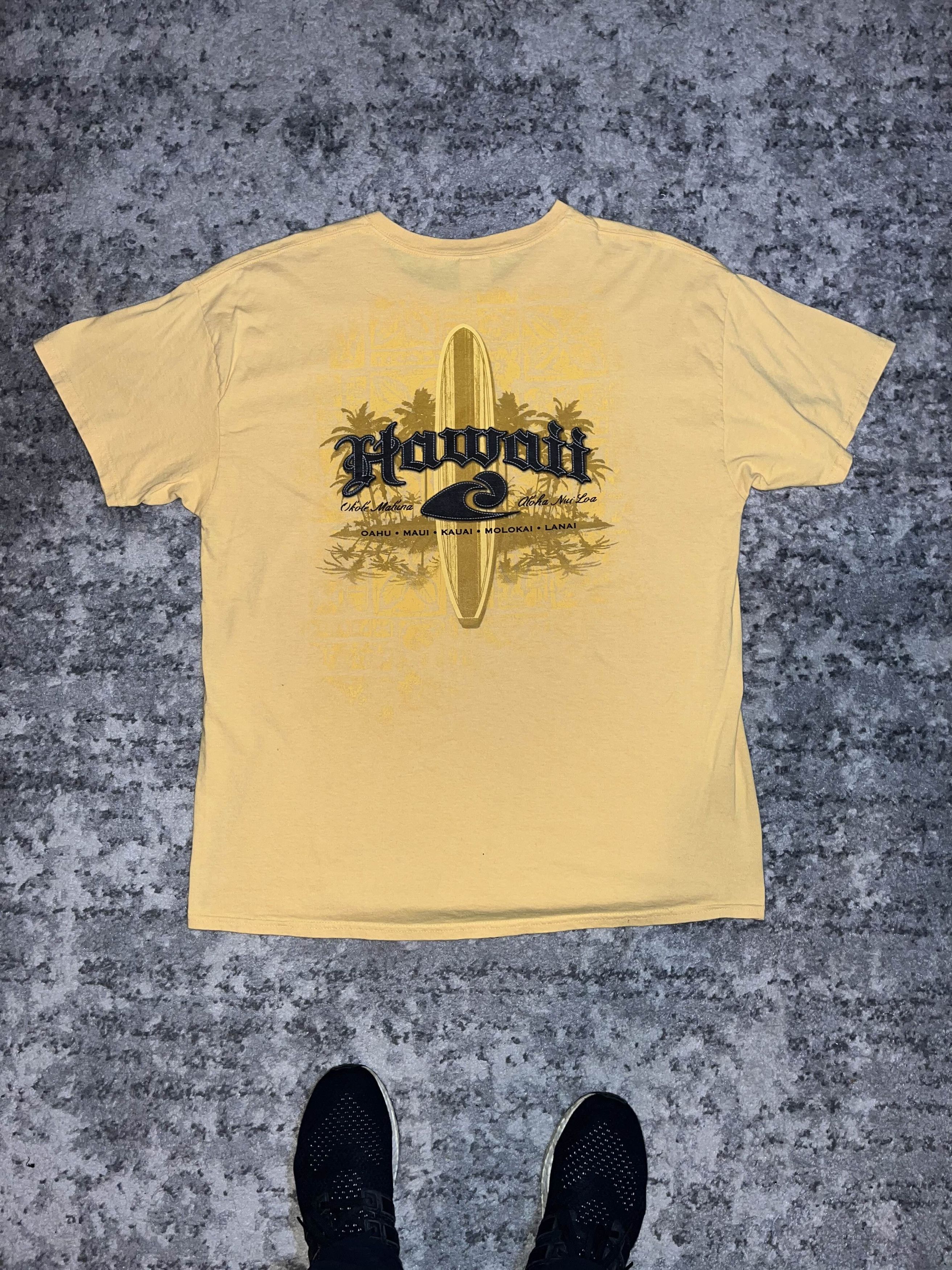 Vintage Y2K Hawaii Islands Surf Tee Size US XL / EU 56 / 4 - 1 Thumbnail