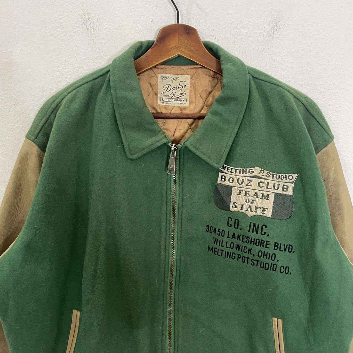 Japanese Brand Vintage Mps Company Big Logo Varsity Jacket Size US XL / EU 56 / 4 - 10 Thumbnail