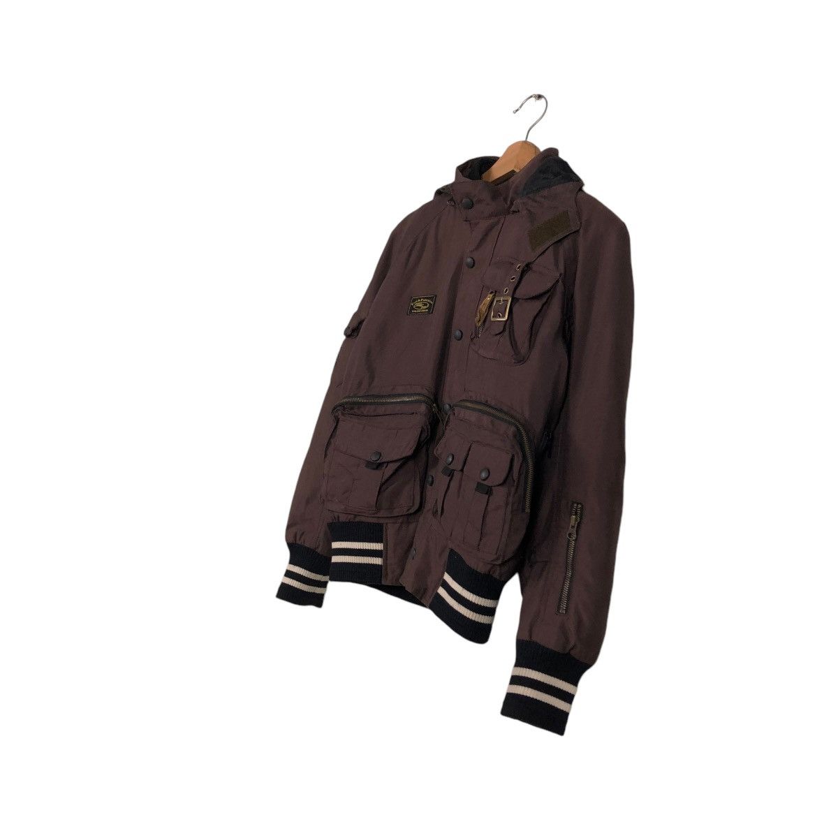 Vintage 🔥VINTAGE BIKER BOMBER JACKET FUN & FUNCTION FUR HOODIE Size US M / EU 48-50 / 2 - 4 Thumbnail