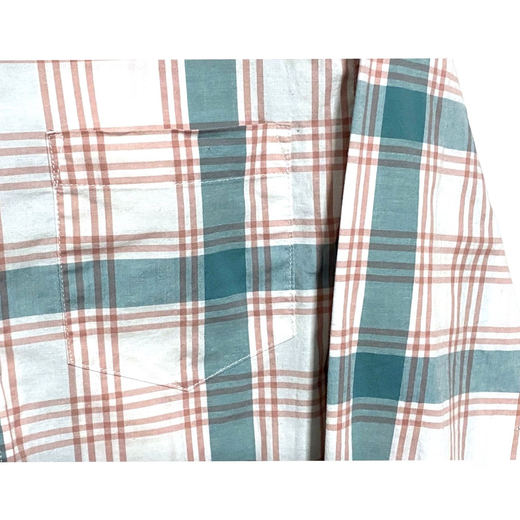 Vintage Goodfellow Slim Northrop Green Plaid Button Shirt Mens M Preppy Coastal Office Size US M / EU 48-50 / 2 - 4 Thumbnail