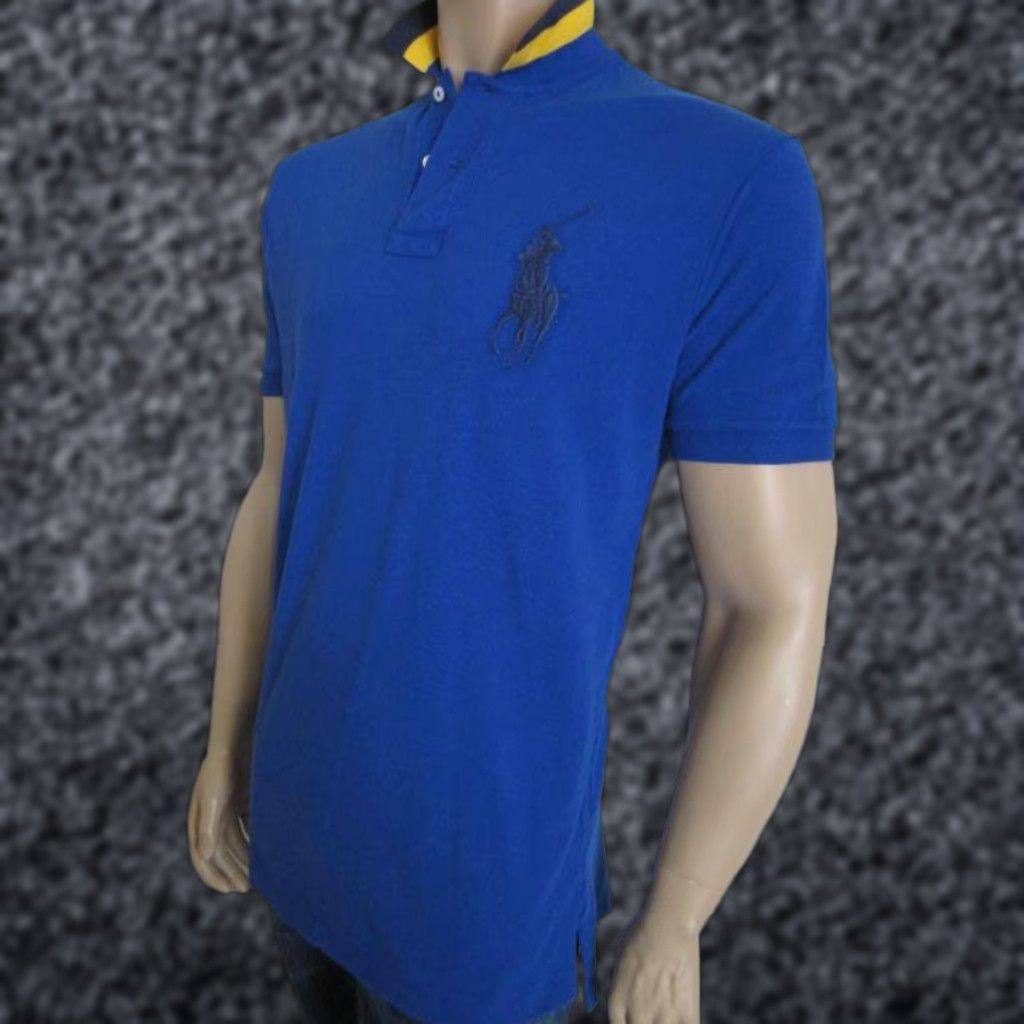 Polo Ralph Lauren Ralph Lauren BLUE CUSTOM FIT BIG PONY POLO SHIRT NWT L Size US L / EU 52-54 / 3 - 1 Preview