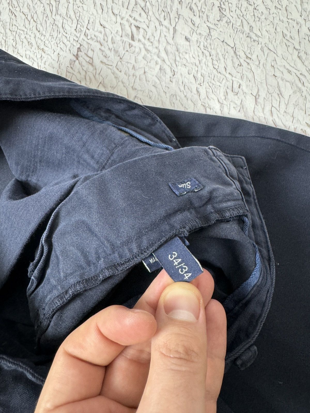 Polo Ralph Lauren Polo Ralph Lauren navy blue vintage slim chino pants Size US 34 / EU 50 - 13 Thumbnail