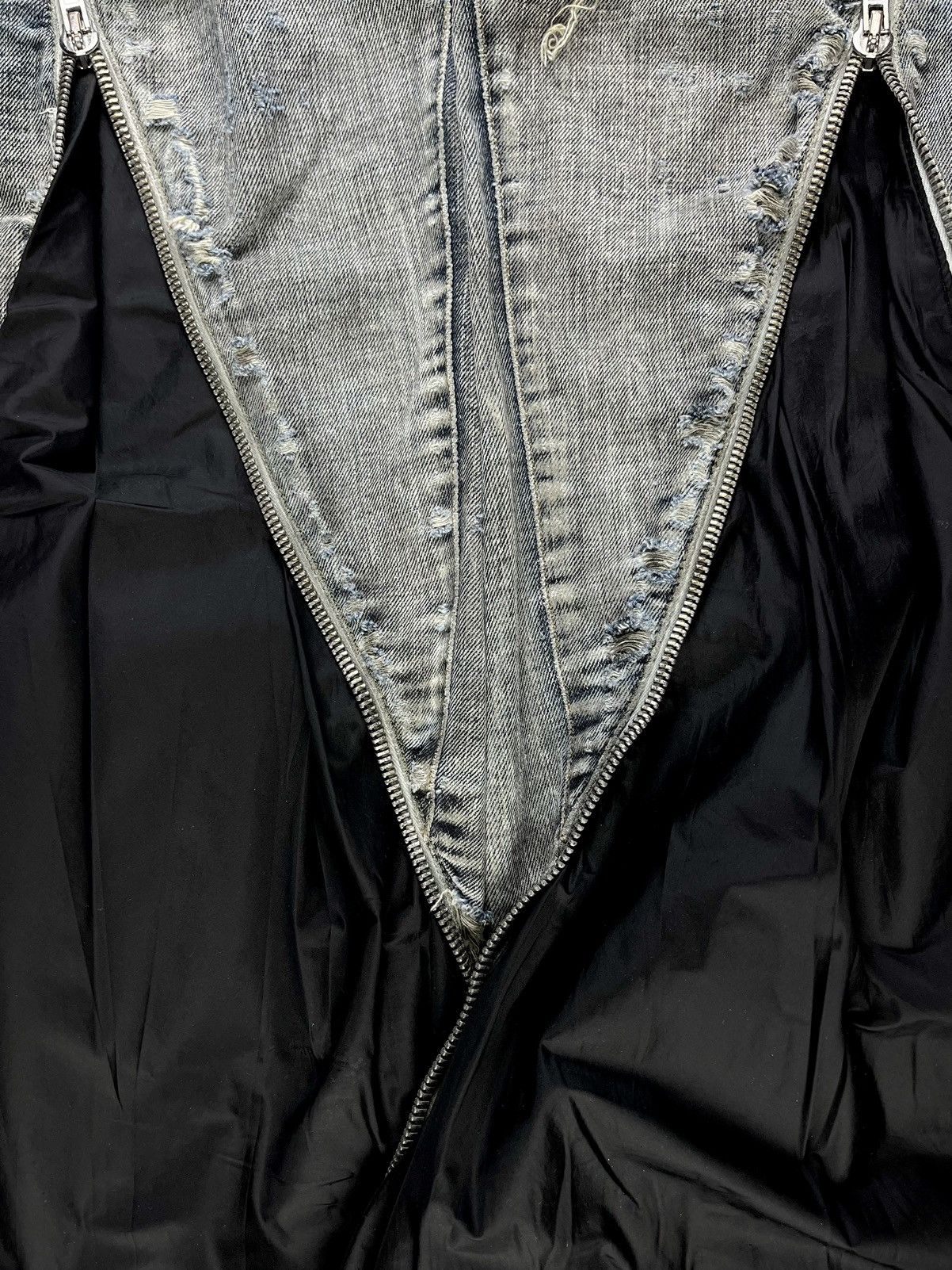 Rick Owens FW08 Rick Owens Banana Cut Spiral Denim Jeans Dust Acid Size US 30 / EU 46 - 17 Thumbnail