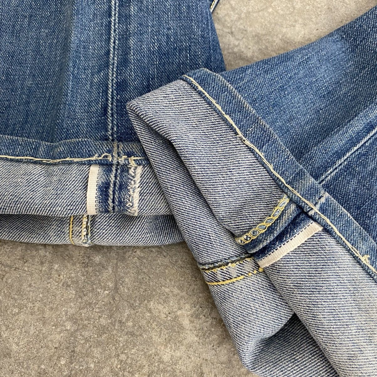 Lee Vintage 60’s Lee 101Z Faded Blue Half Selvedge Jeans Size US 30 / EU 46 - 3 Thumbnail