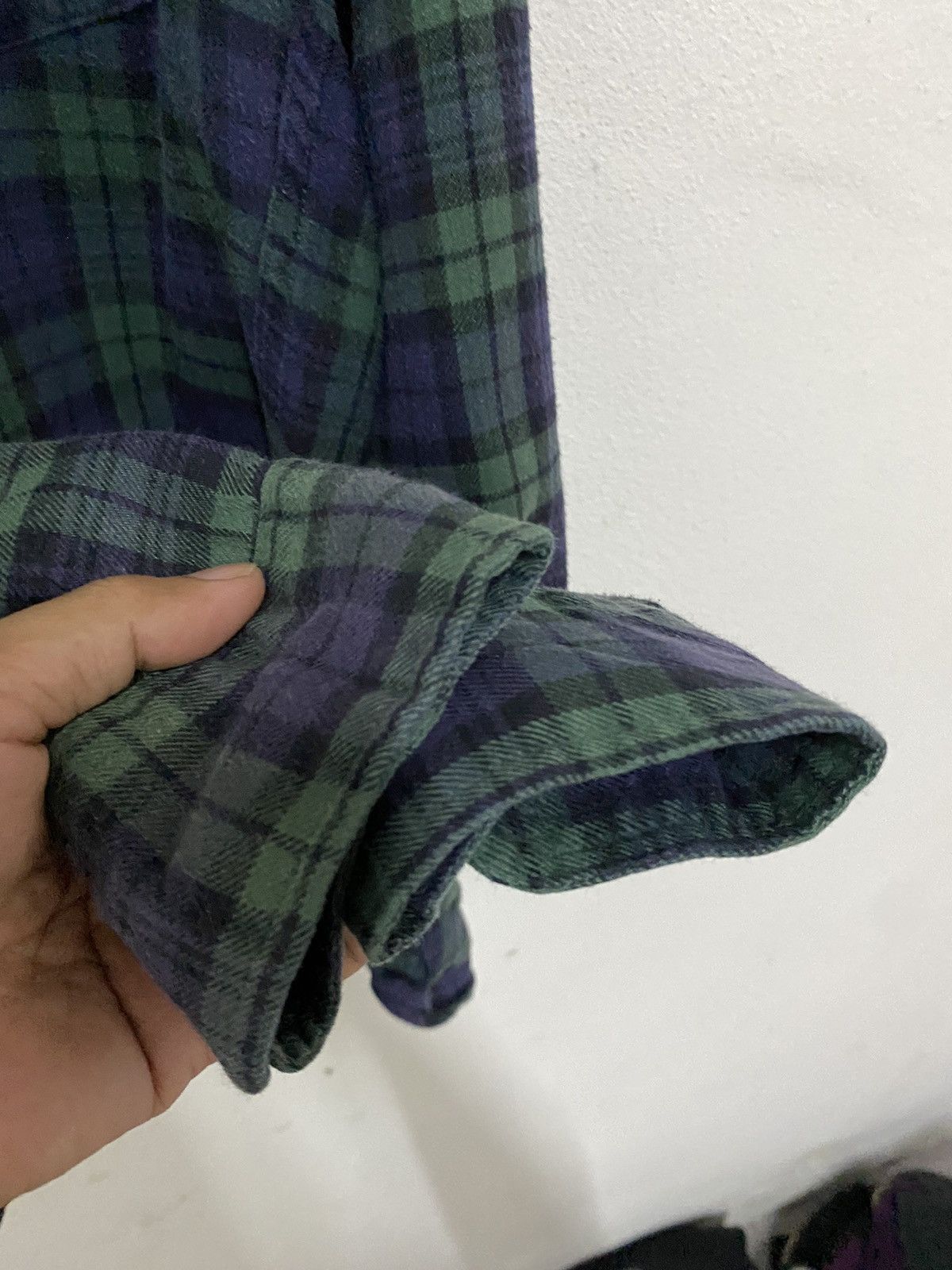 Japanese Brand × Uniqlo Japanese Brand Uniqlo Plaid Tartan Flannel Shirt Size US M / EU 48-50 / 2 - 6 Thumbnail