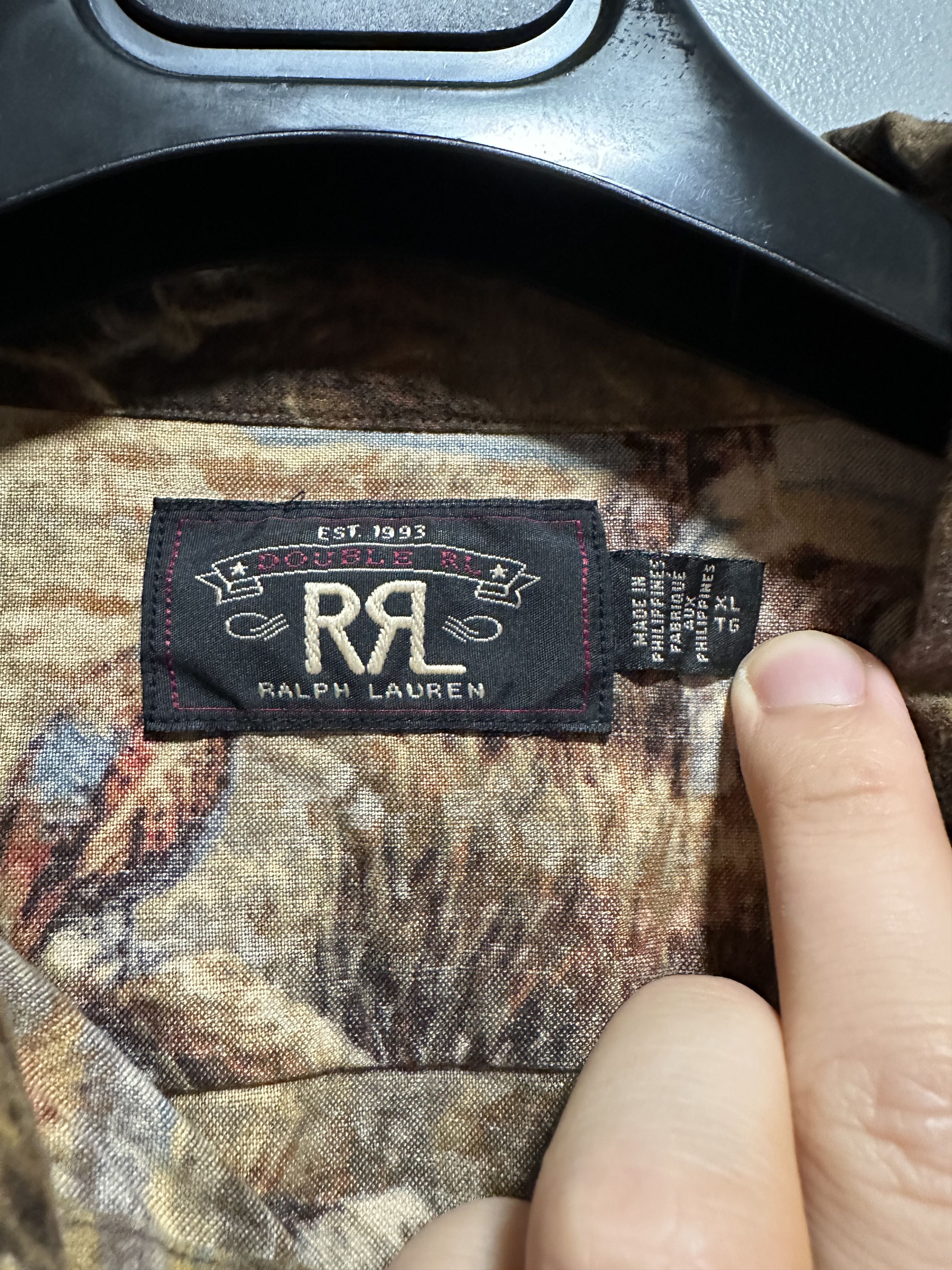 RRL Ralph Lauren Printed Shirt Size US XL / EU 56 / 4 - 2 Thumbnail
