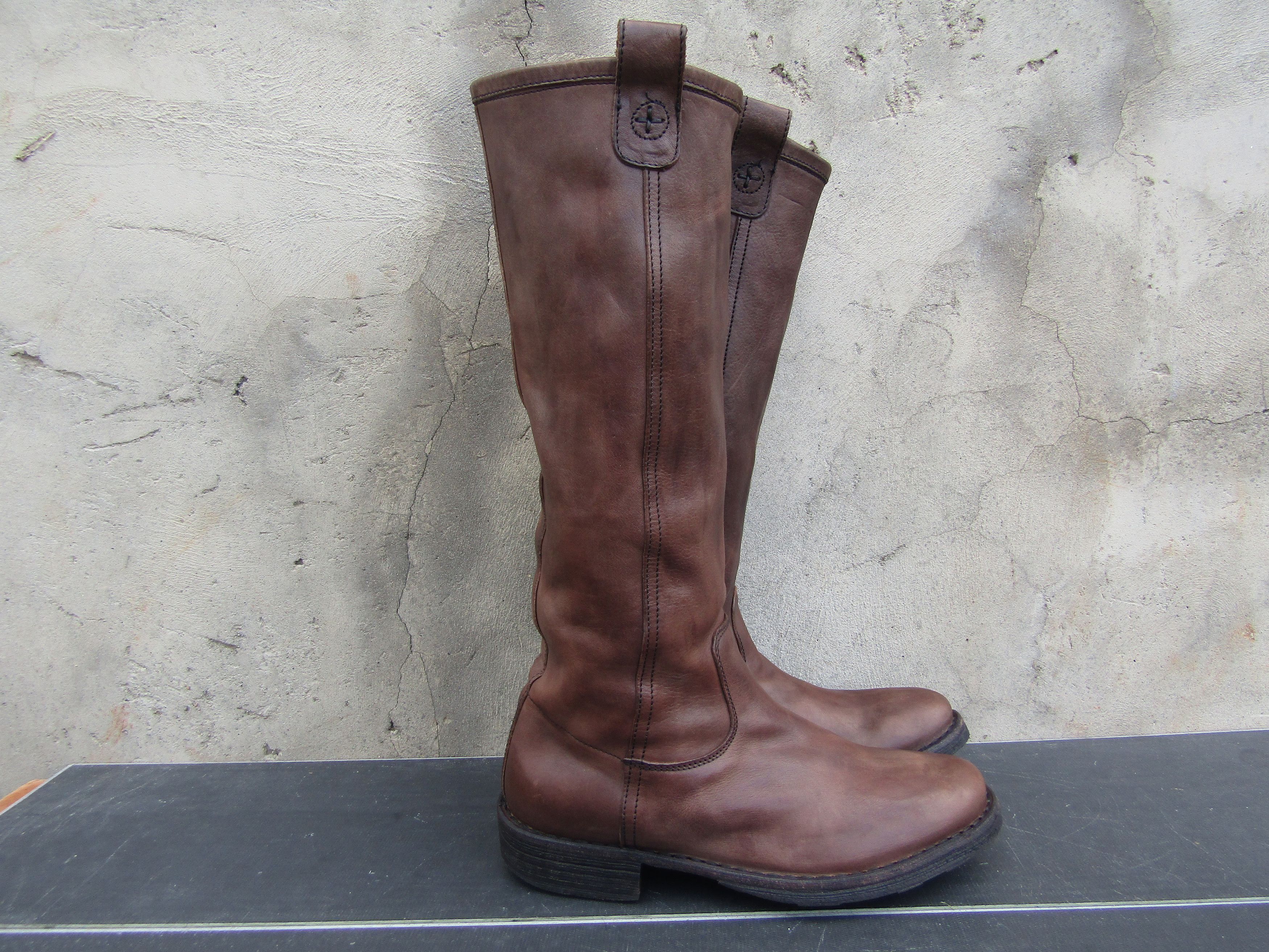 Fiorentini + Baker Fiorentini Baker Brown Tall Eli Biker Moto Riding Women's Size US 6 / IT 36 - 4 Thumbnail