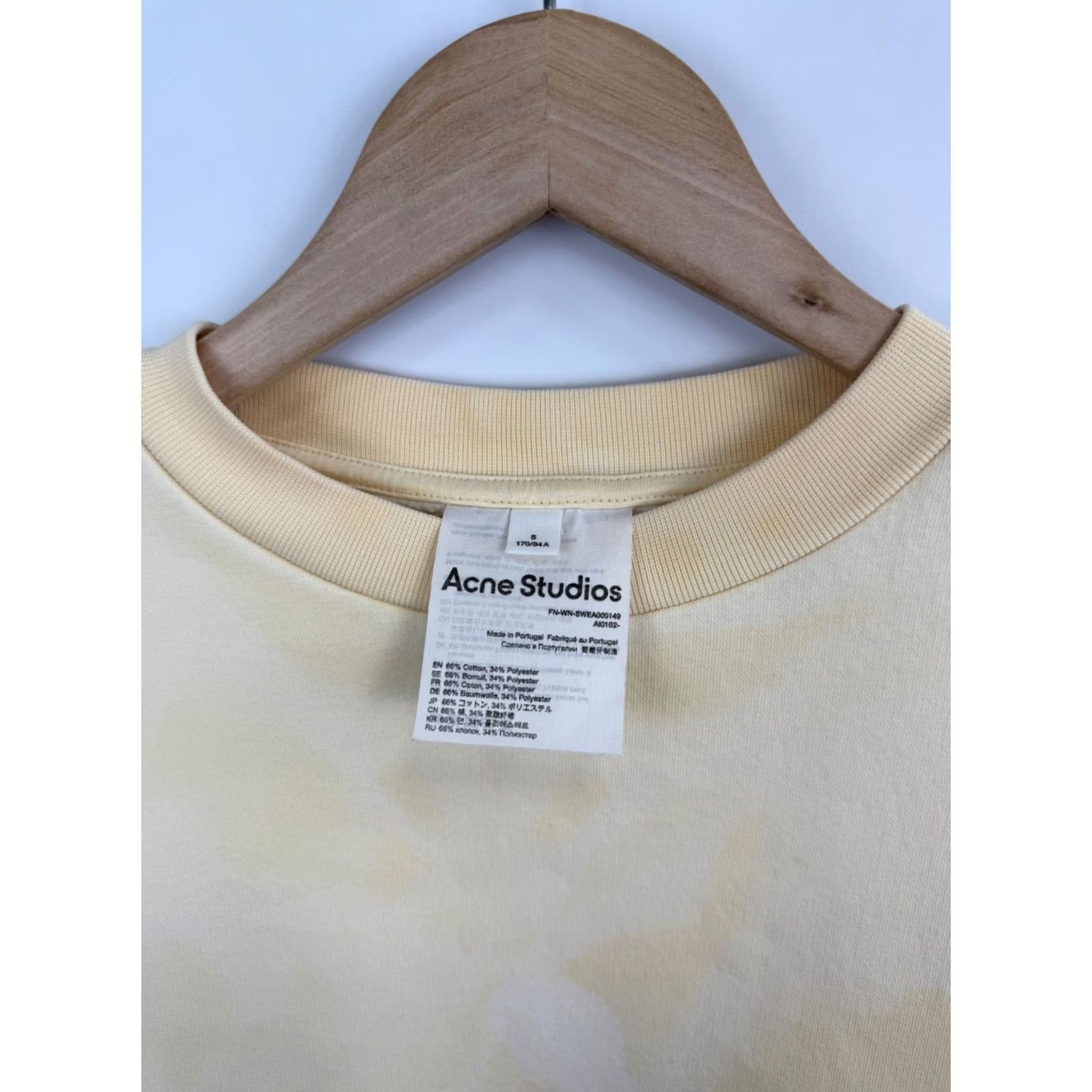 Acne Studios Y2K Acne Studios Sweatshirt Women Yellow S Retro Tai Dai Size S / US 4 / IT 40 - 5 Thumbnail