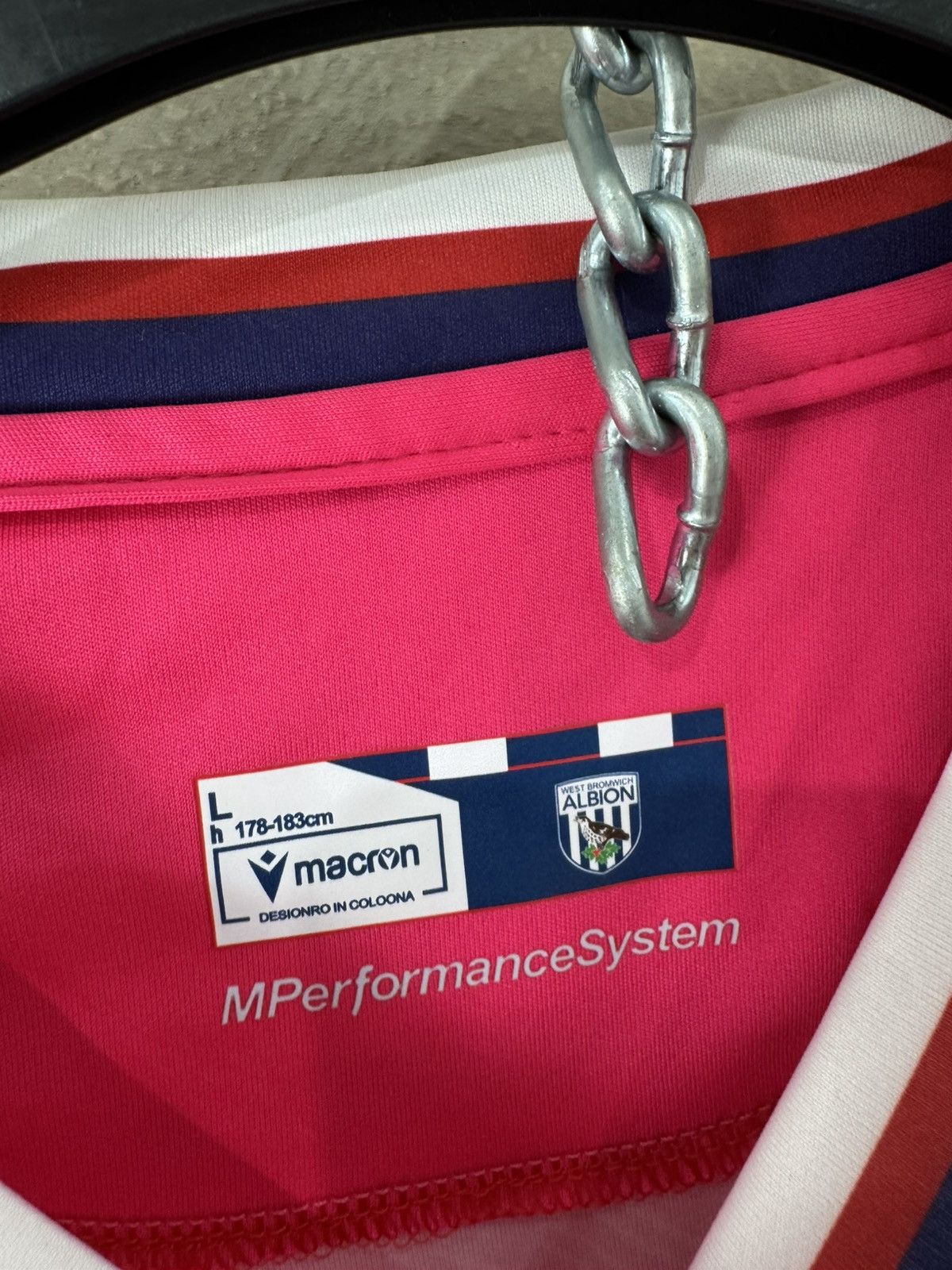 Macron West Bromwich Albion Jersey Macron Jersey Sz L Size US L / EU 52-54 / 3 - 3 Thumbnail