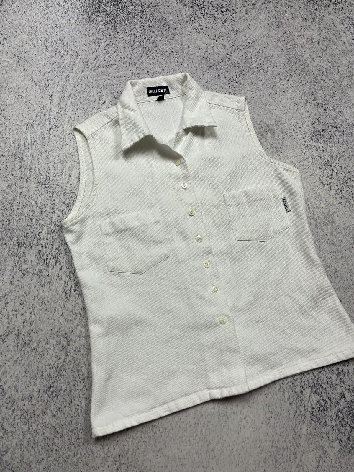 Stussy Vintage 90’ Stussy Sleeveless Jacket Vest Rare Hype Y2k USA Size M / US 6-8 / IT 42-44 - 4 Thumbnail