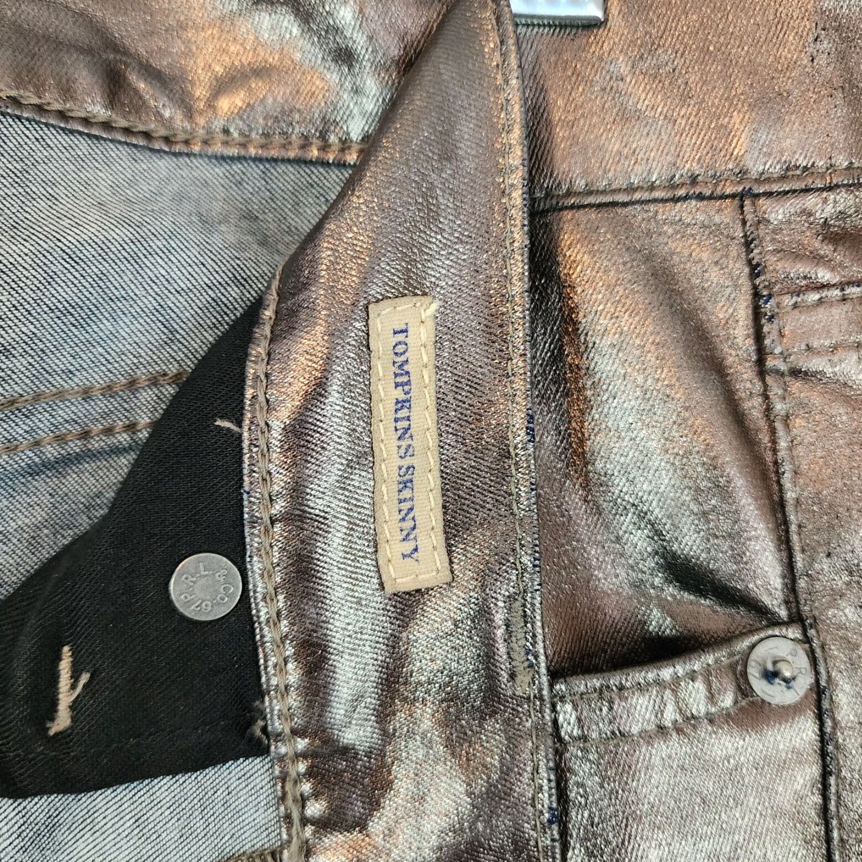 Polo Ralph Lauren VINTAGE Polo Ralph Lauren Men's Pants Skinny Ankle Stretch Size 33 Copper 90s Mens Size US XS / EU 42 / 0 - 5 Thumbnail